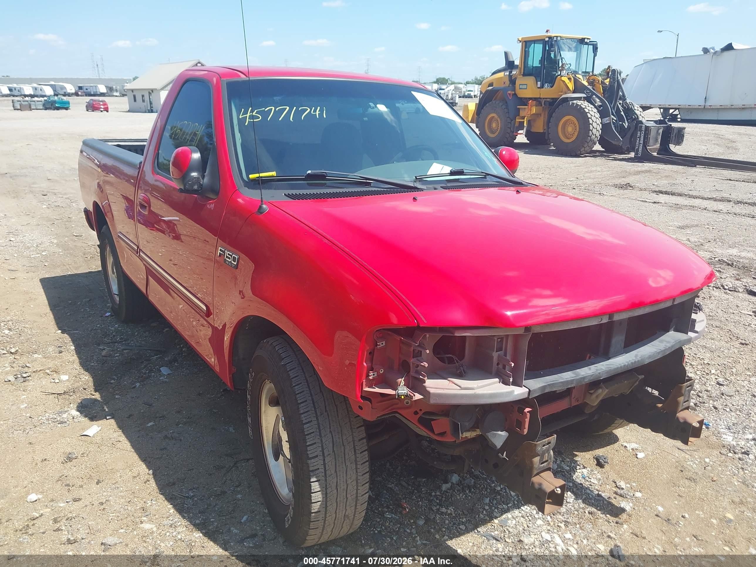 1998 Ford F-150 Standard/xl/xlt Красный vin: 1FTZF1725WNA82662