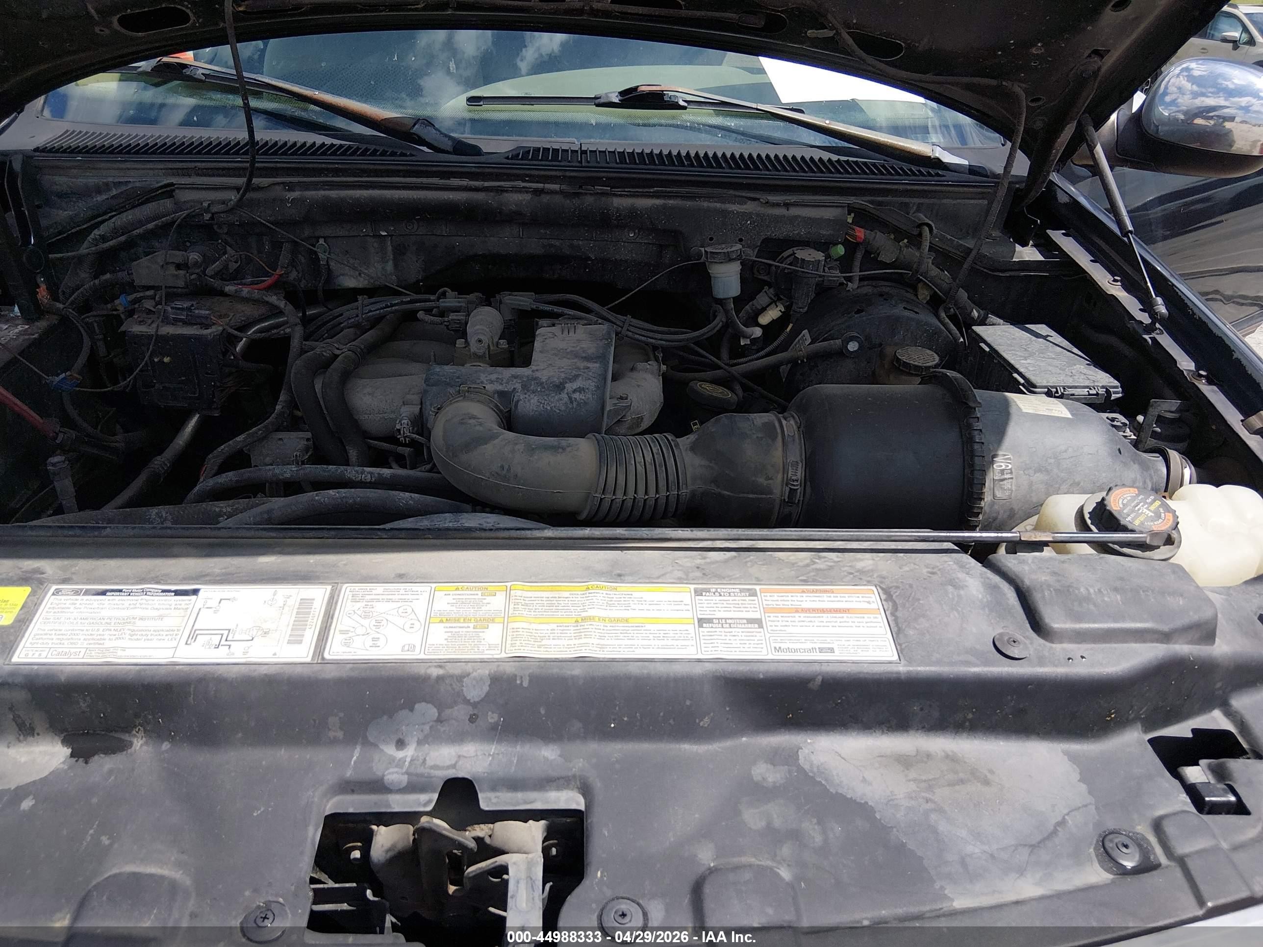 2000 Ford F-150 Work Series/xl/xlt Black vin: 1FTZF1725YNB48419