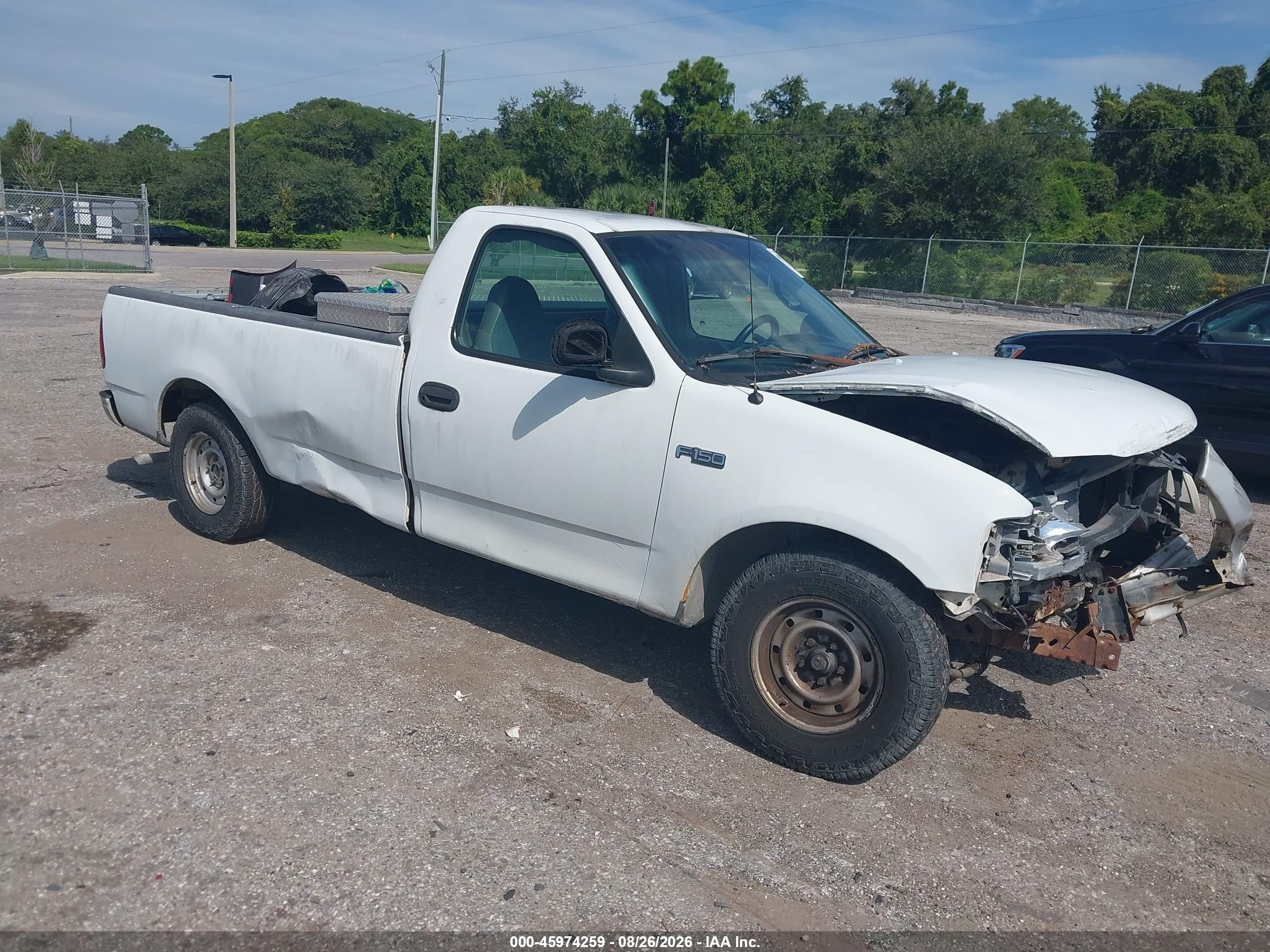 2000 Ford F-150 Work Series/xl/xlt White vin: 1FTZF1725YNB77094