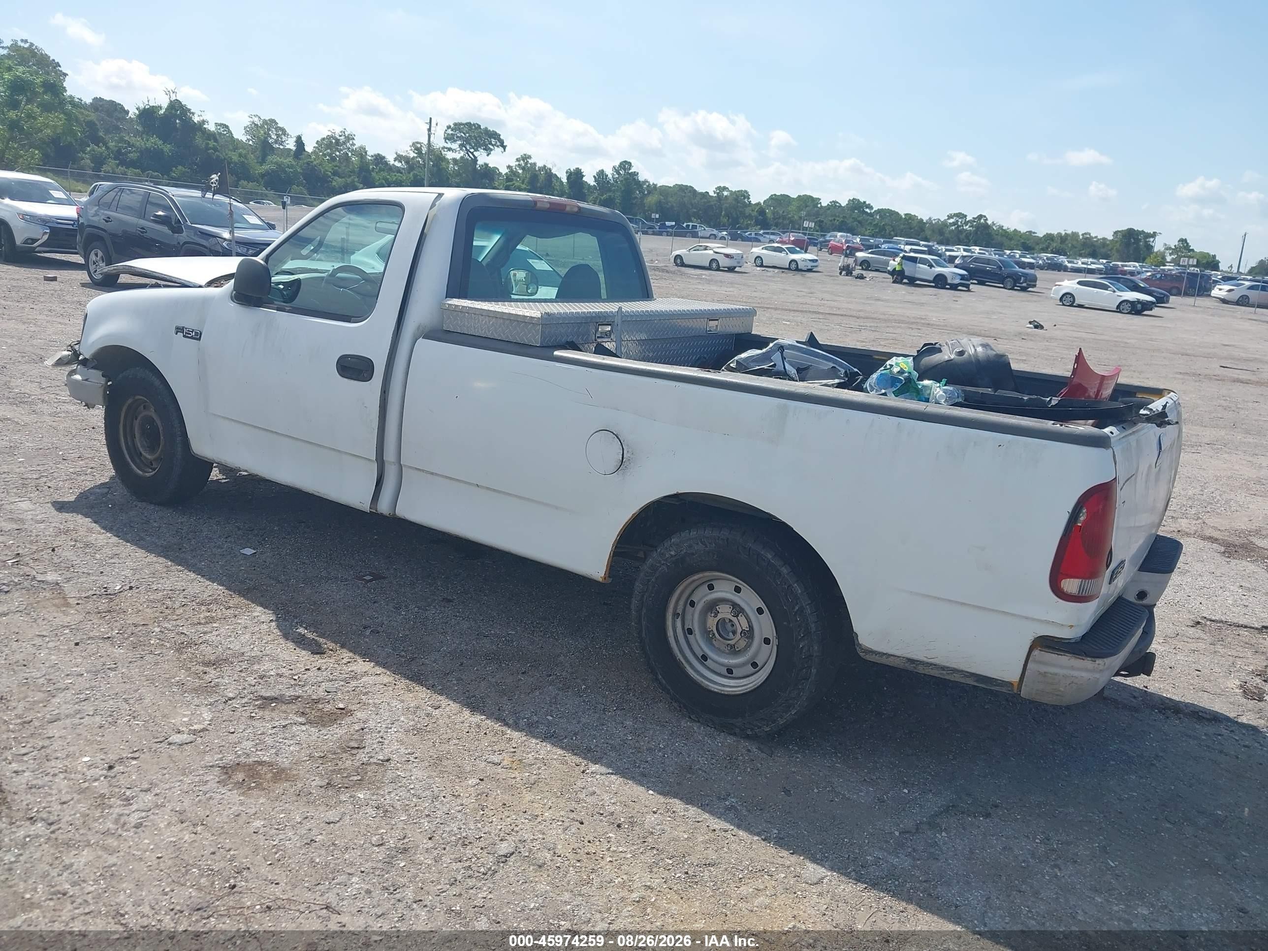 2000 Ford F-150 Work Series/xl/xlt White vin: 1FTZF1725YNB77094