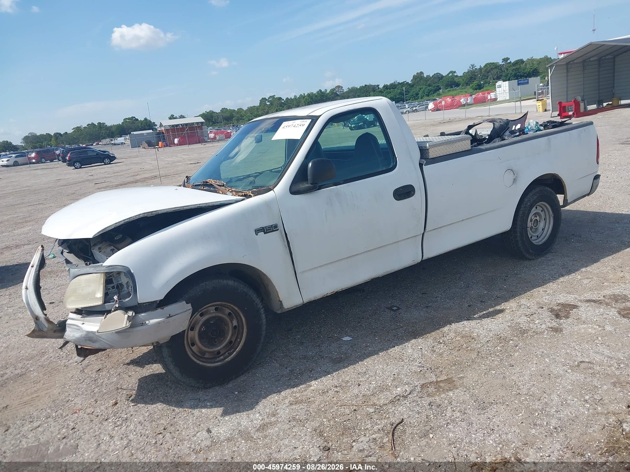 2000 Ford F-150 Work Series/xl/xlt White vin: 1FTZF1725YNB77094