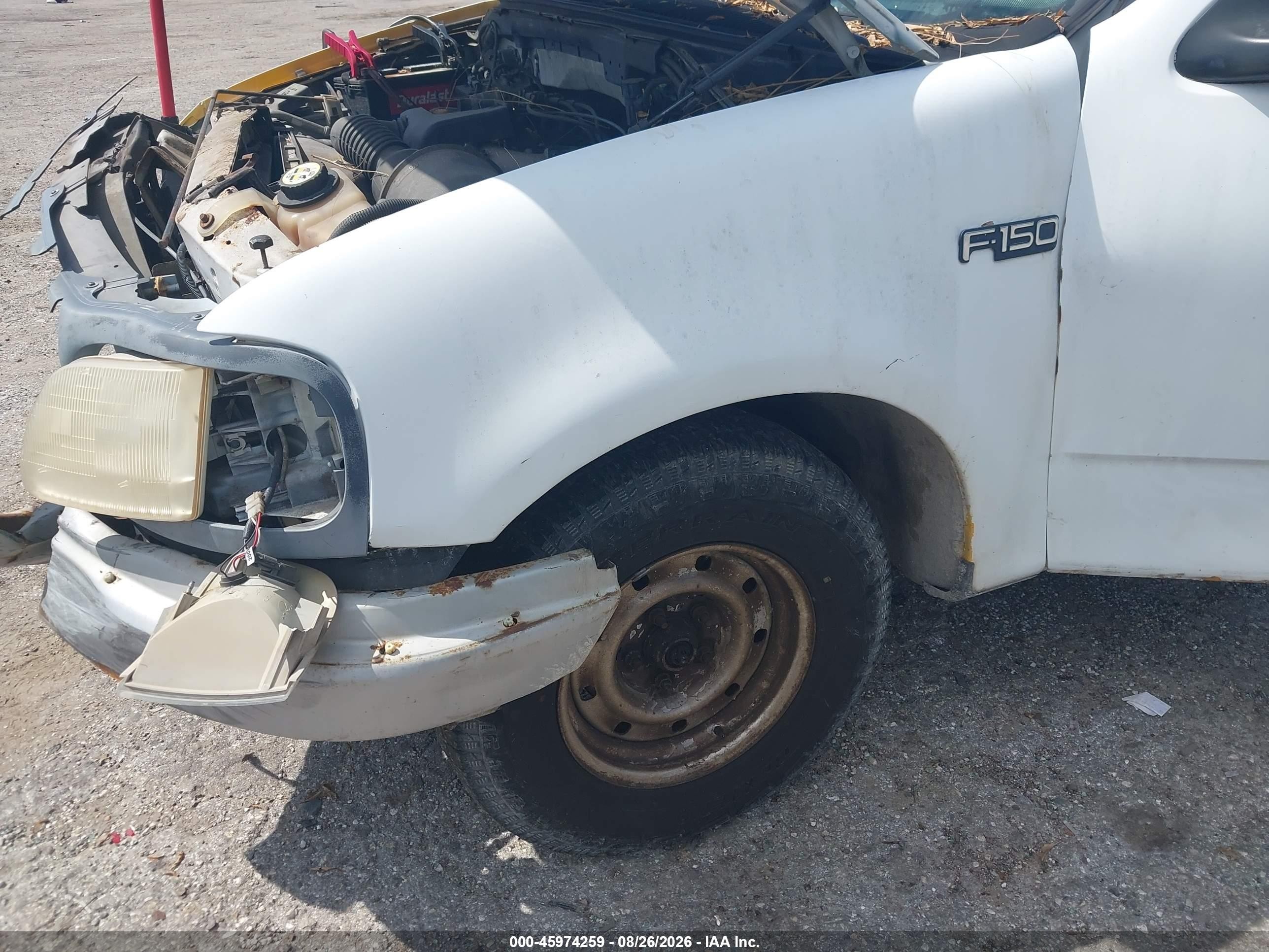 2000 Ford F-150 Work Series/xl/xlt White vin: 1FTZF1725YNB77094