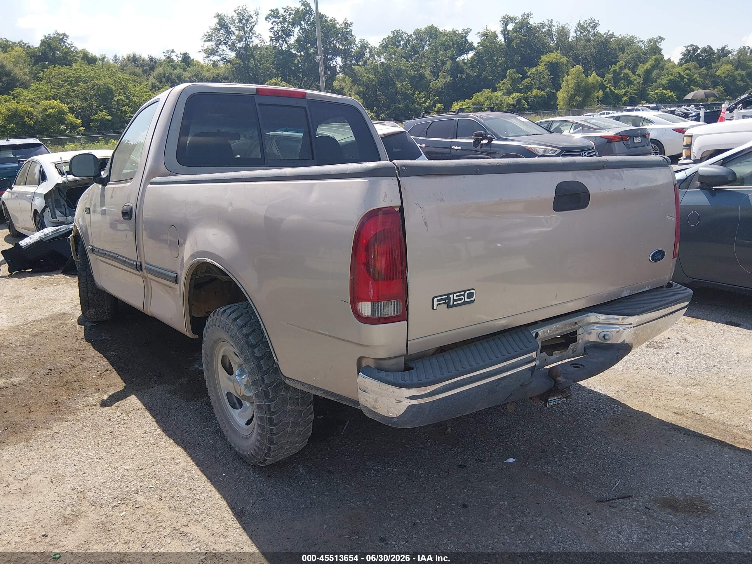 1998 Ford F-150 Standard/xl/xlt Tan vin: 1FTZF1726WNB20481