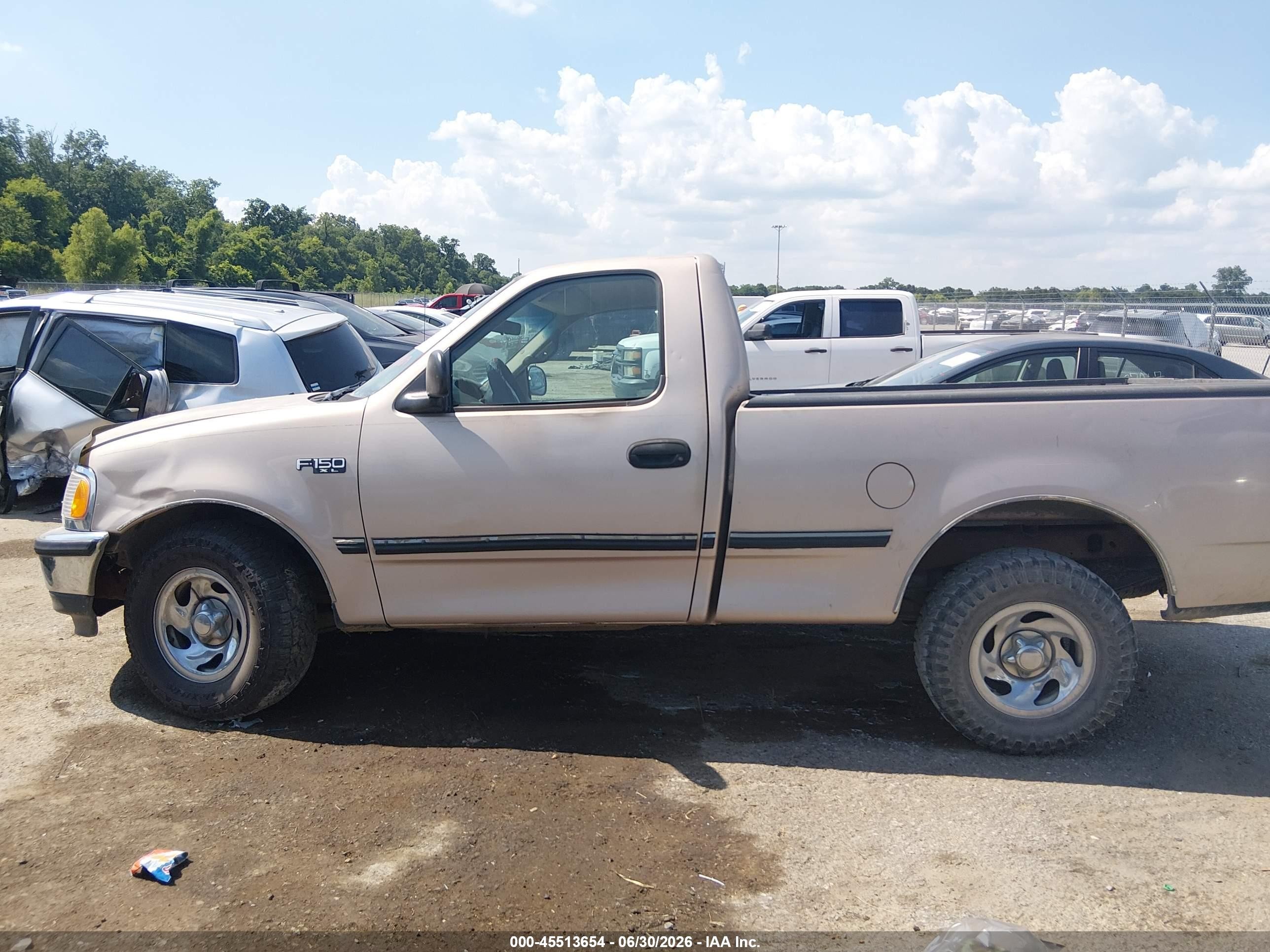 1998 Ford F-150 Standard/xl/xlt Tan vin: 1FTZF1726WNB20481