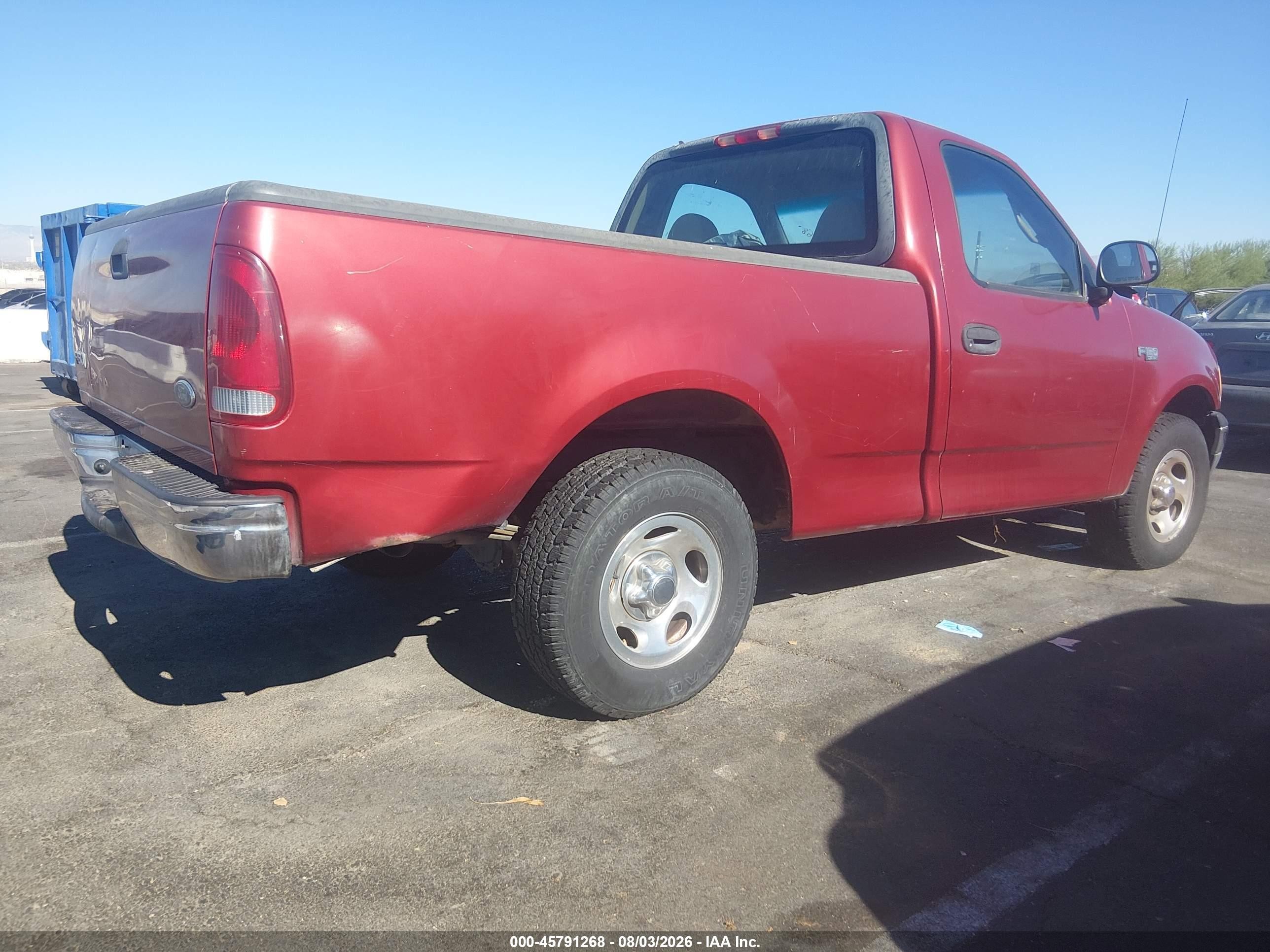 2001 Ford F-150 Xl/xlt Красный vin: 1FTZF17271NC00784