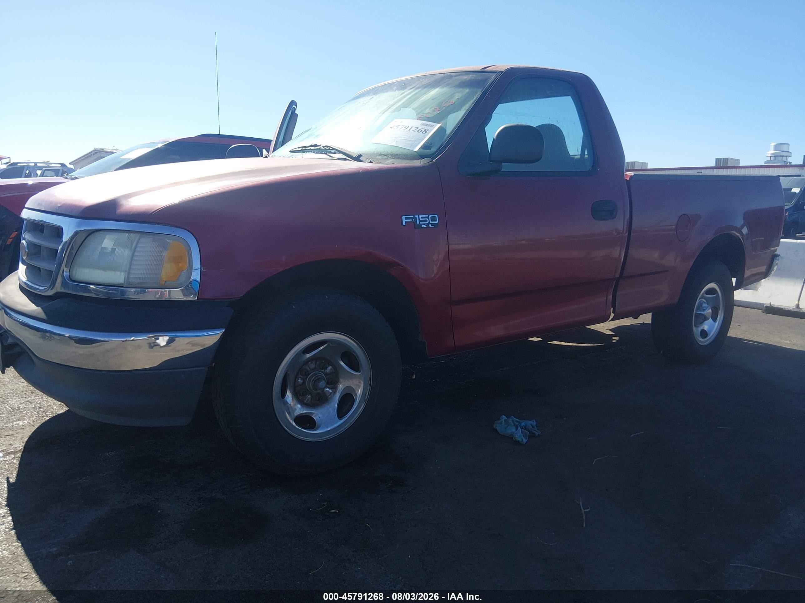 2001 Ford F-150 Xl/xlt Красный vin: 1FTZF17271NC00784