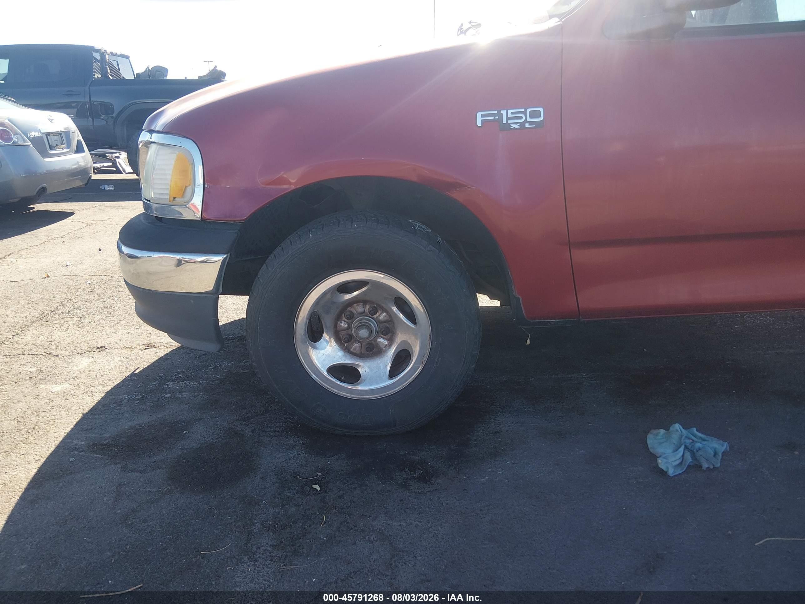 2001 Ford F-150 Xl/xlt Красный vin: 1FTZF17271NC00784