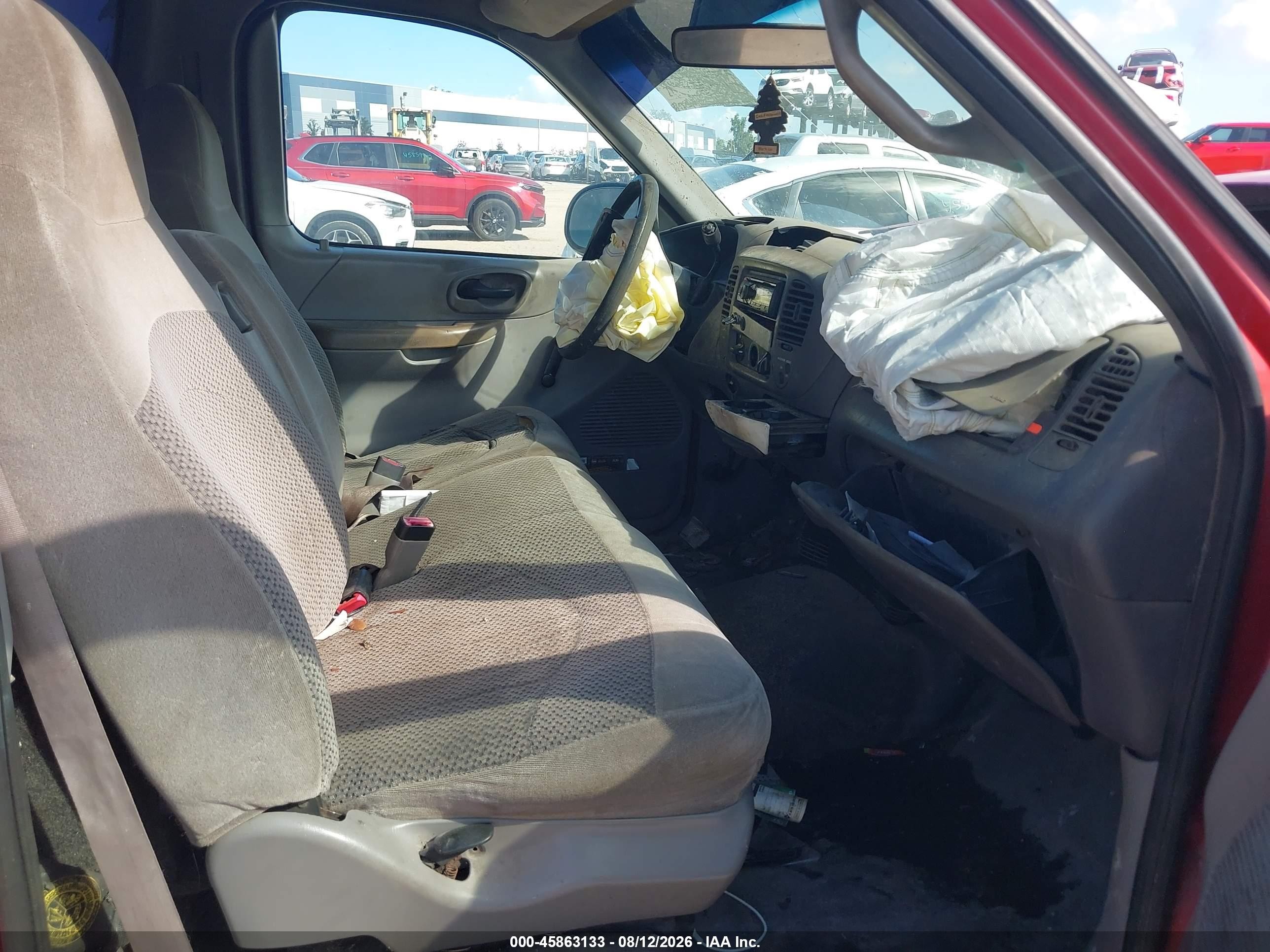 1999 Ford F-150 Work Series/xl/xlt Red vin: 1FTZF1727XKB69224