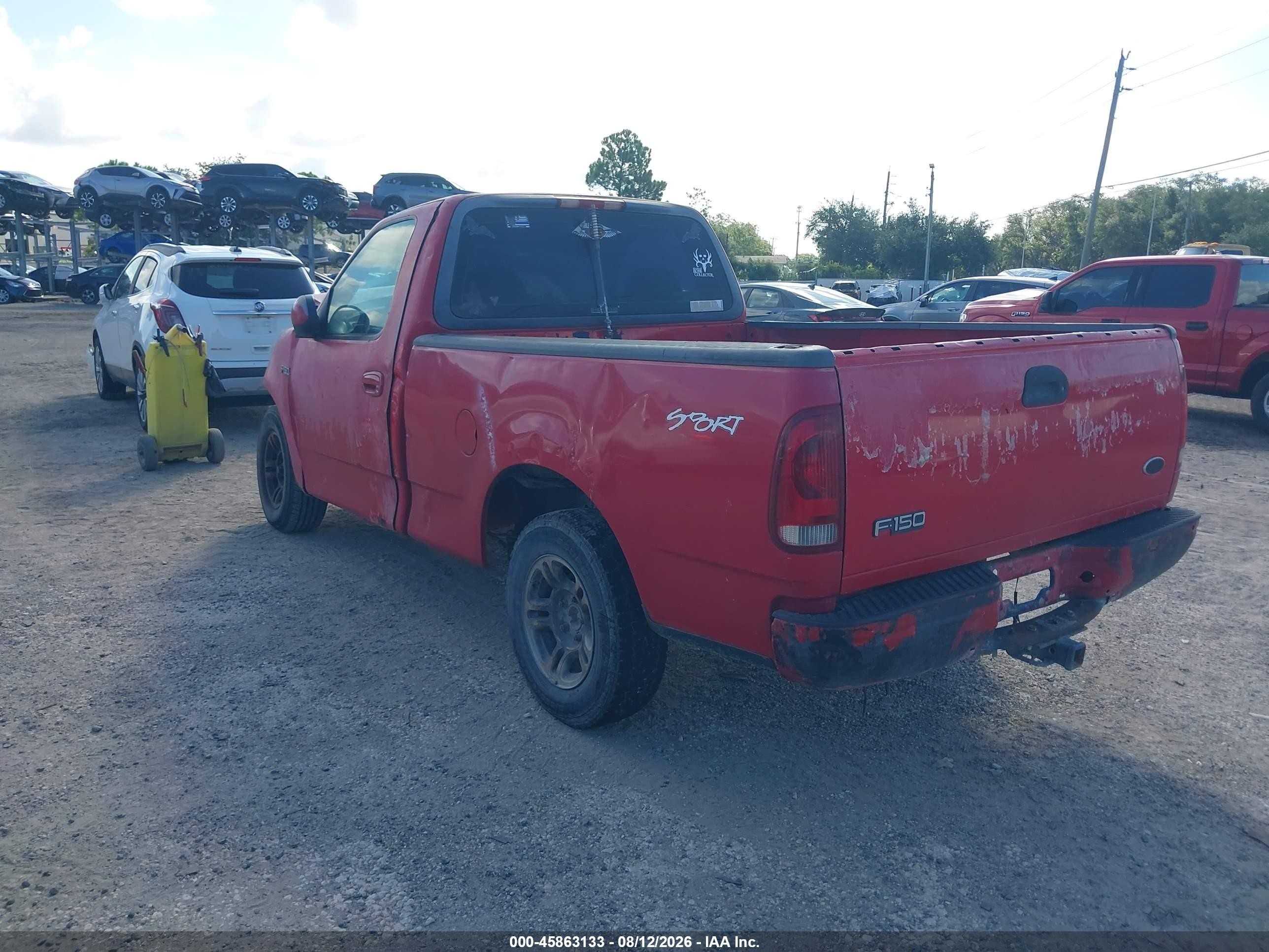 1999 Ford F-150 Work Series/xl/xlt Red vin: 1FTZF1727XKB69224