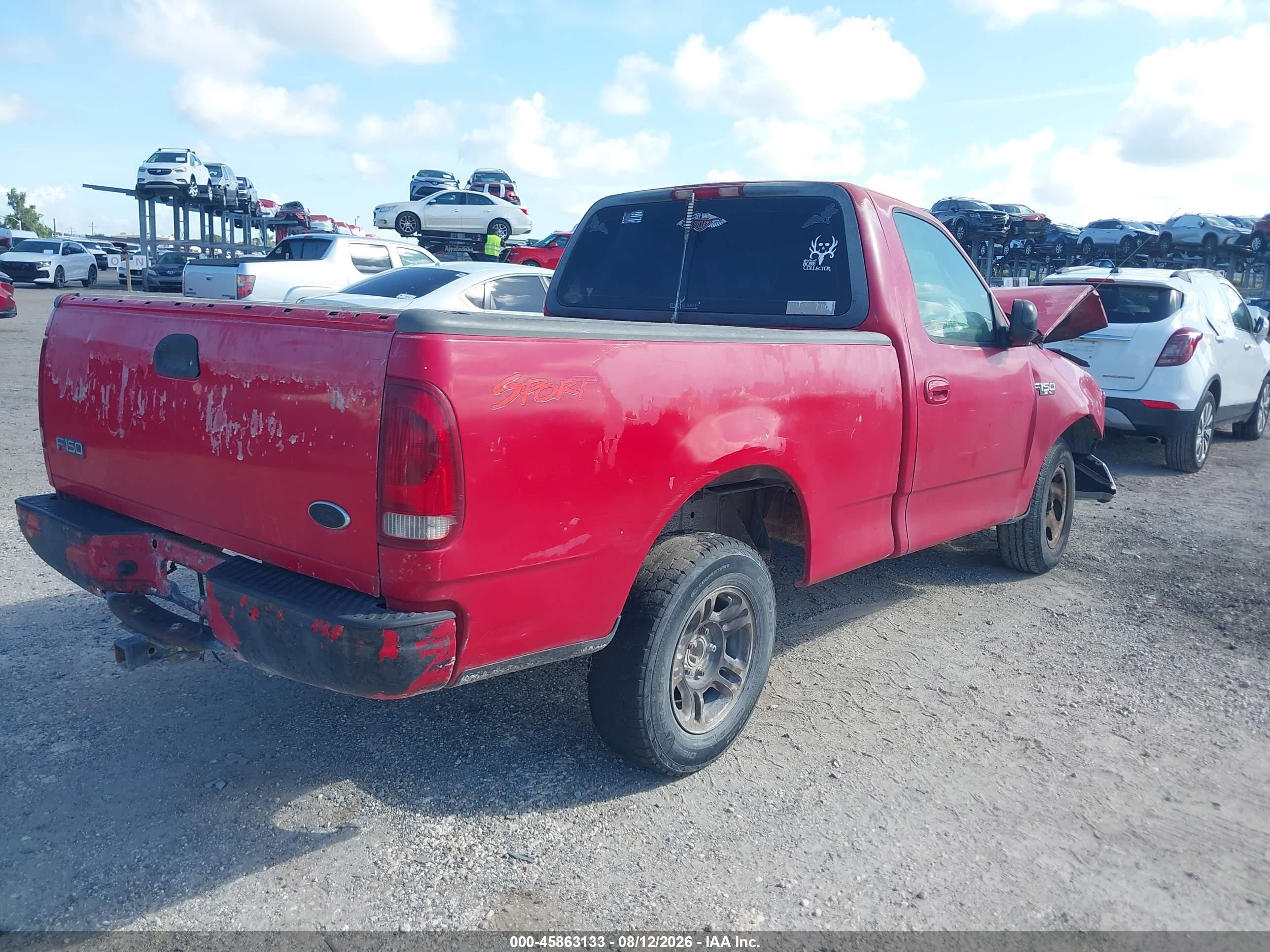 1999 Ford F-150 Work Series/xl/xlt Red vin: 1FTZF1727XKB69224