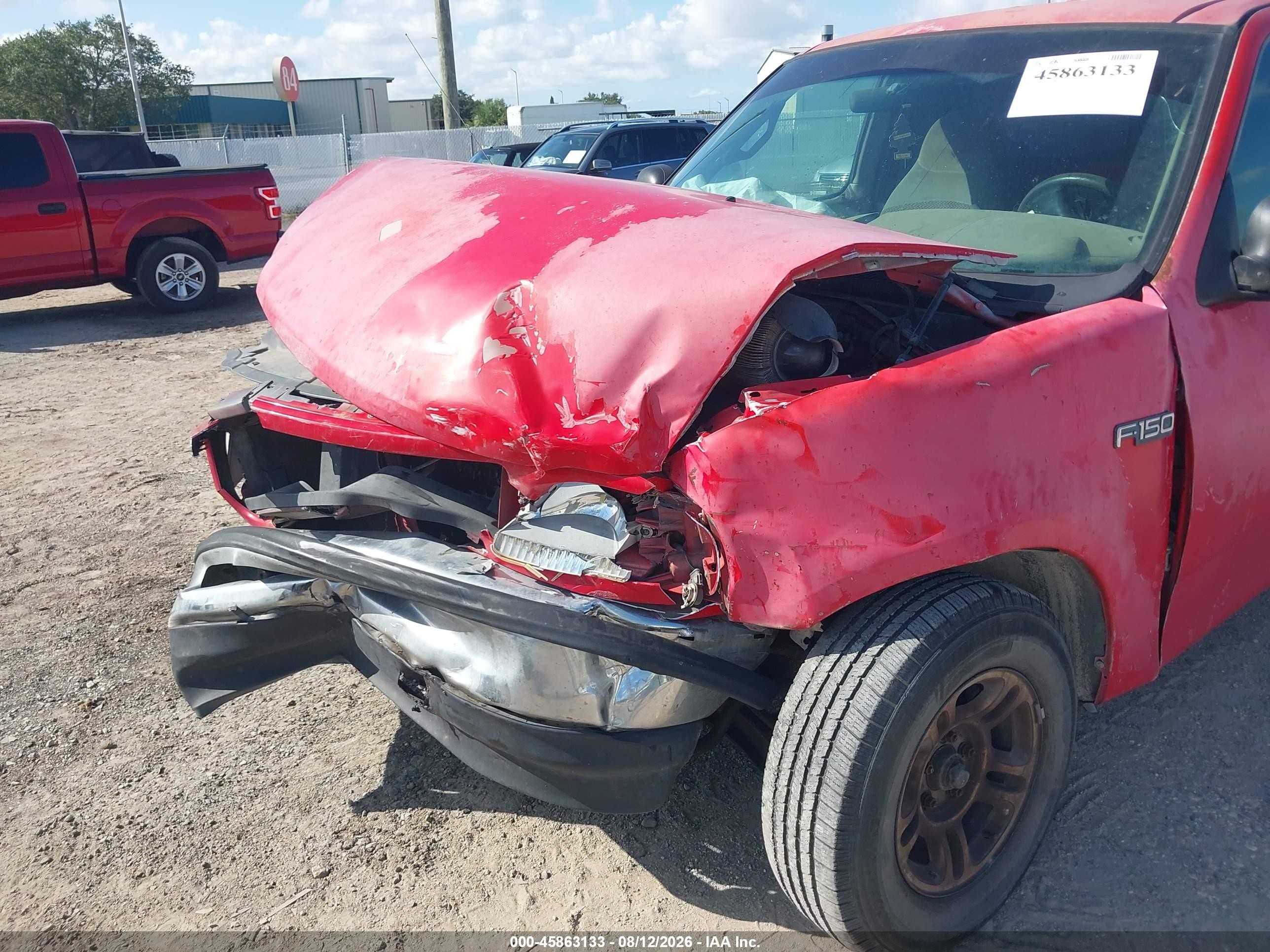 1999 Ford F-150 Work Series/xl/xlt Red vin: 1FTZF1727XKB69224