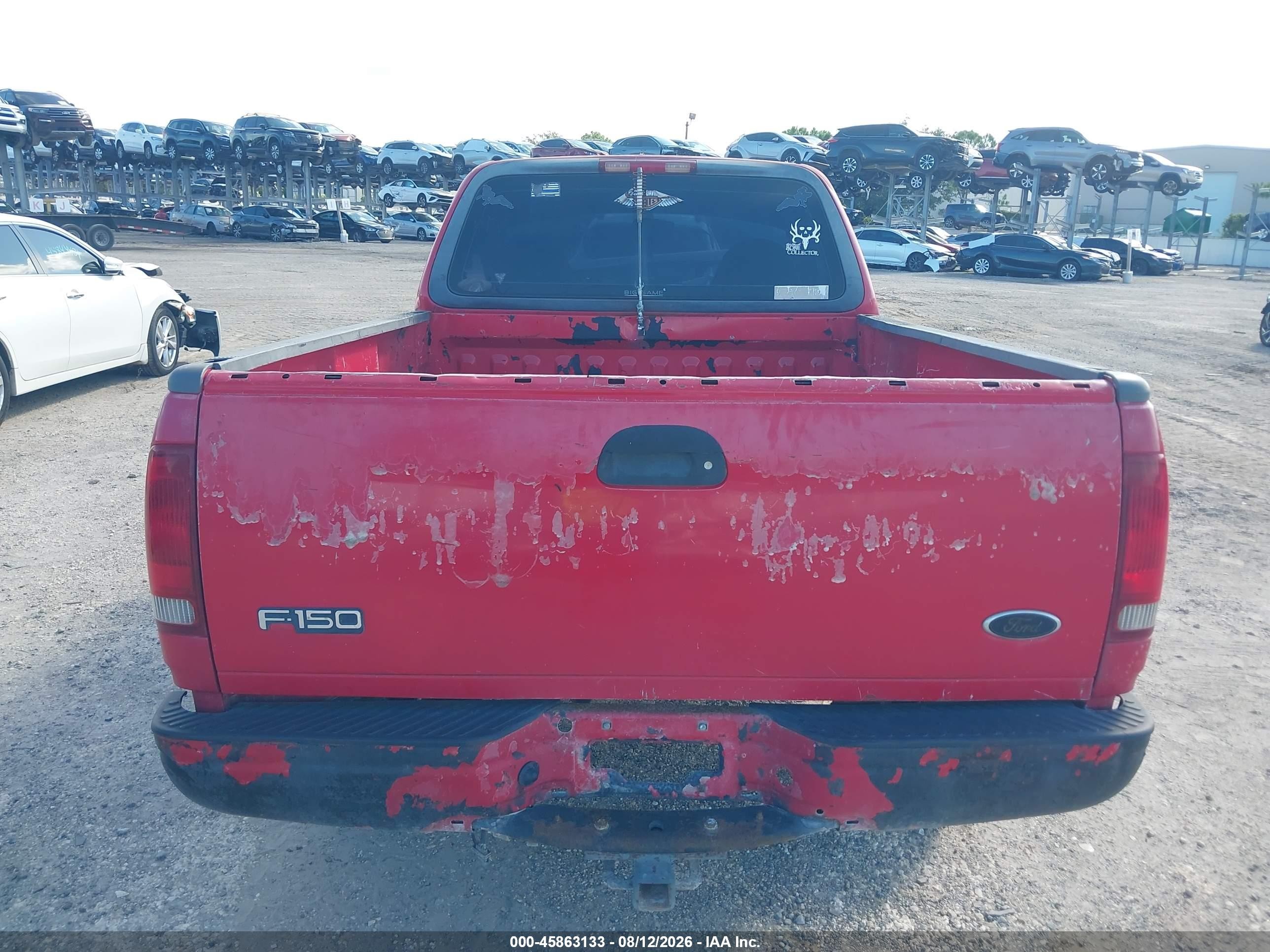 1999 Ford F-150 Work Series/xl/xlt Red vin: 1FTZF1727XKB69224
