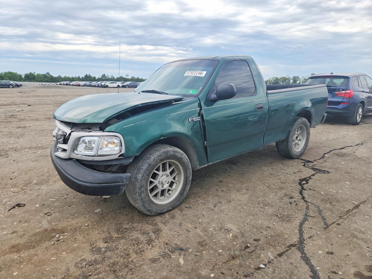 1999 Ford F150 Зеленый vin: 1FTZF1727XNB93277