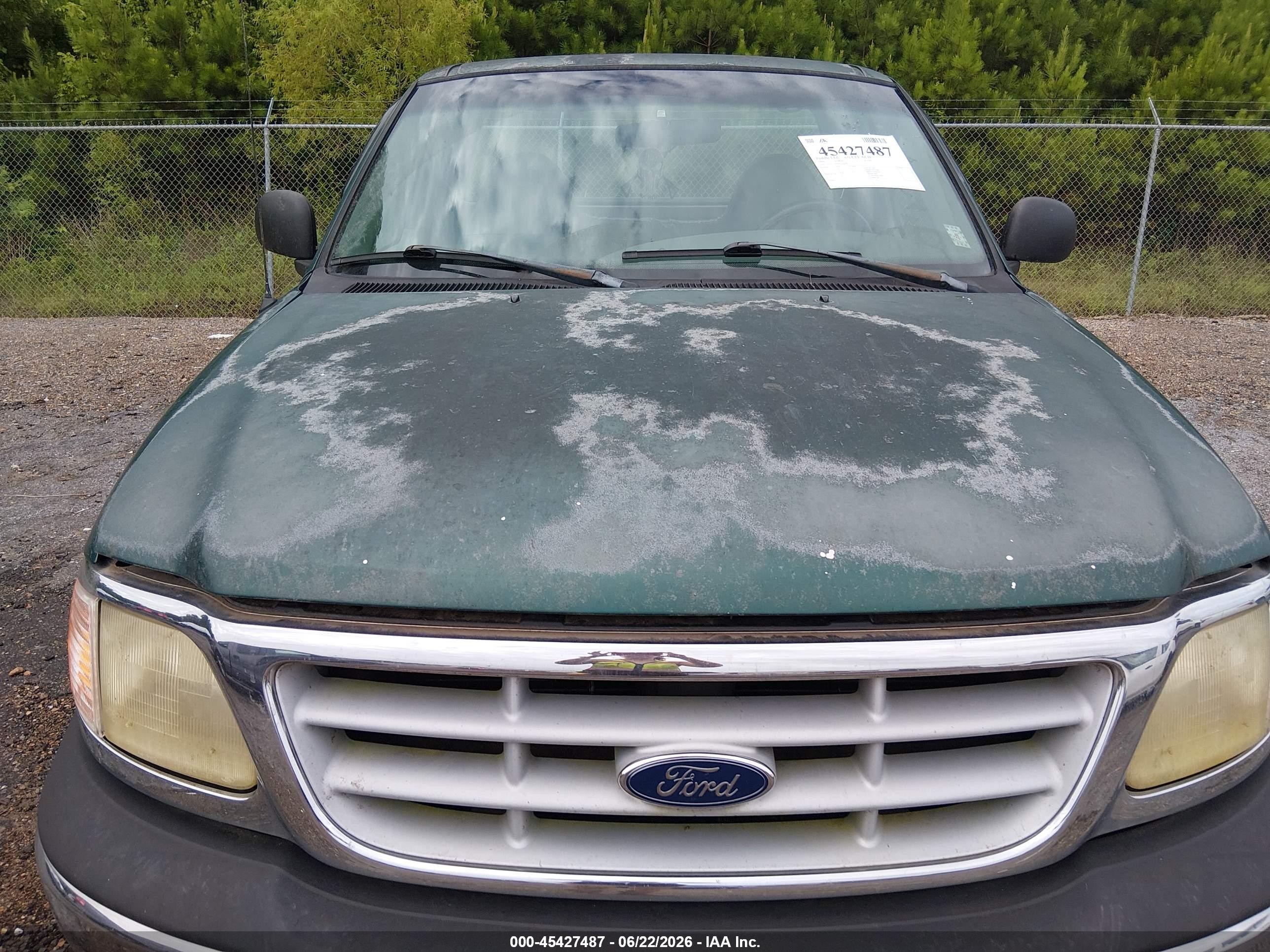 1999 Ford F-150 Work Series/xl/xlt Green vin: 1FTZF1728XKA12219