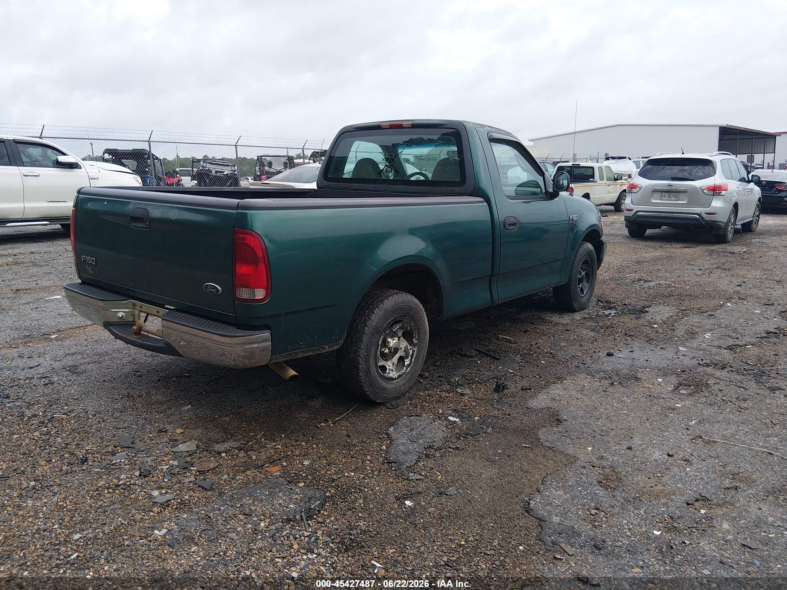 1999 Ford F-150 Work Series/xl/xlt Green vin: 1FTZF1728XKA12219