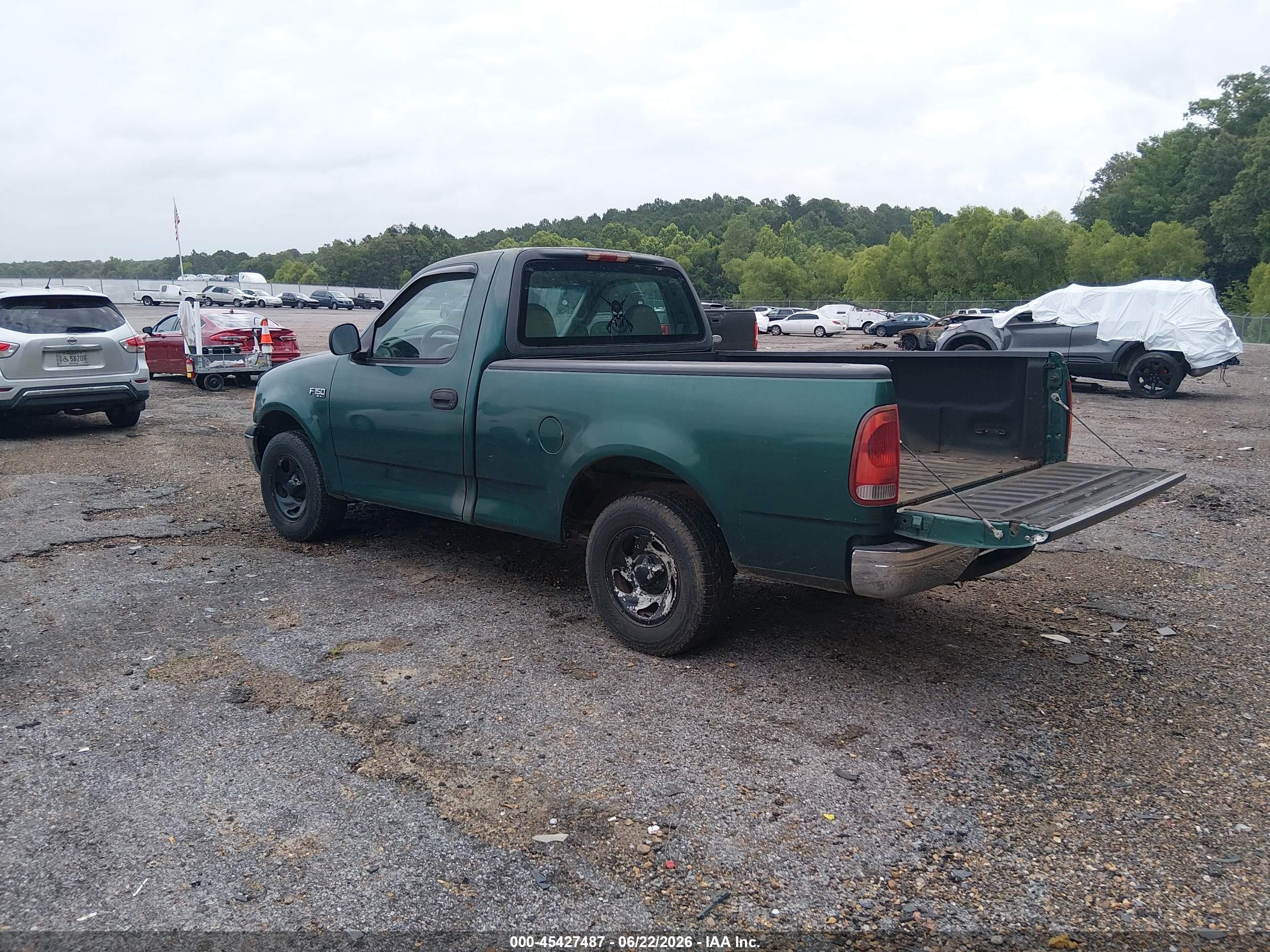 1999 Ford F-150 Work Series/xl/xlt Green vin: 1FTZF1728XKA12219