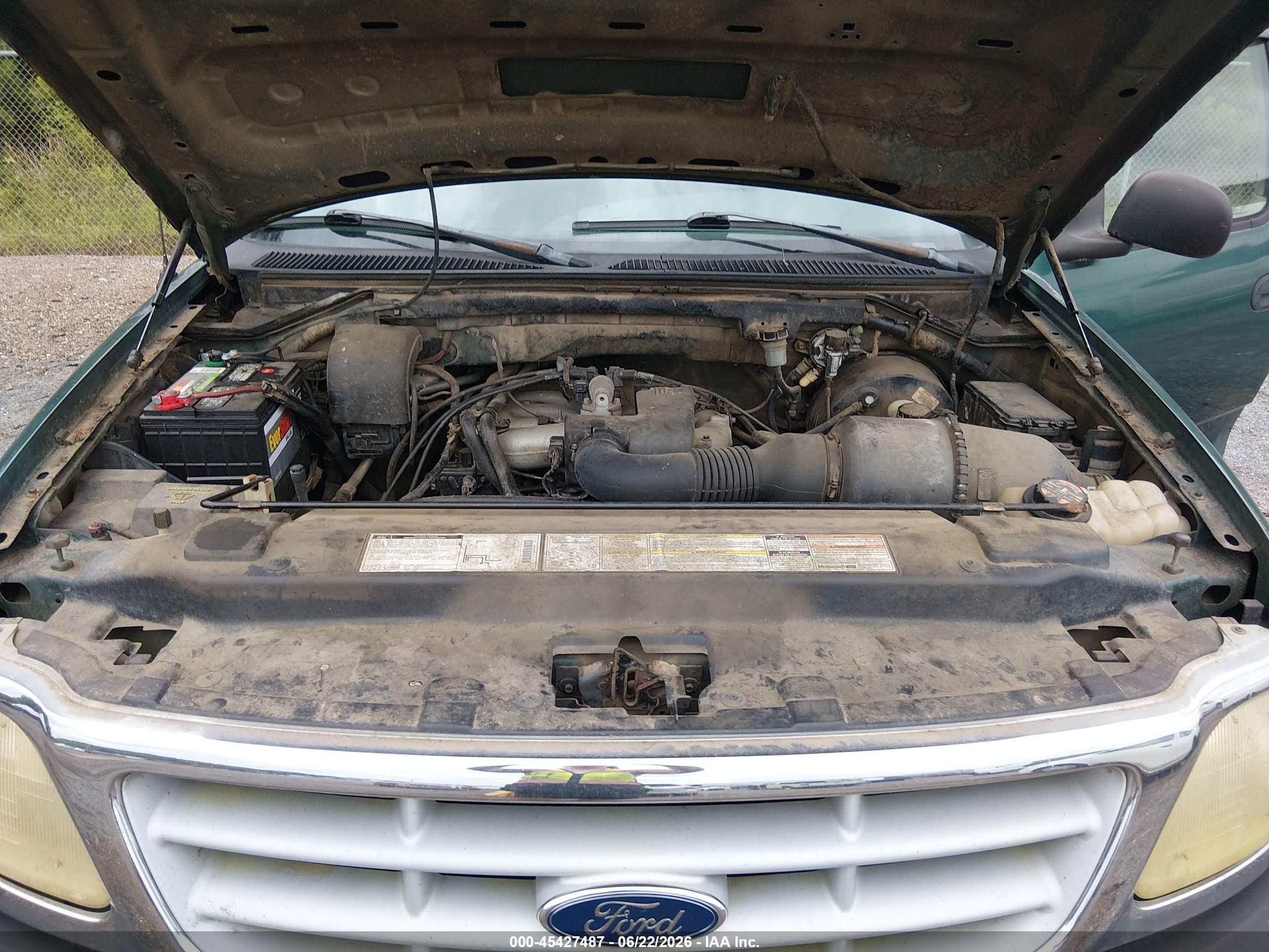 1999 Ford F-150 Work Series/xl/xlt Green vin: 1FTZF1728XKA12219