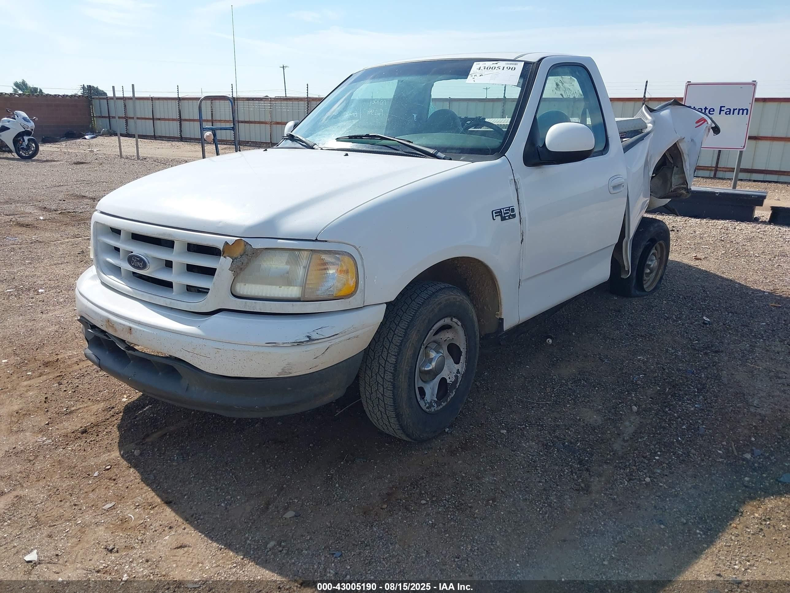 1999 Ford F-150 Work Series/xl/xlt White vin: 1FTZF1728XKB42839