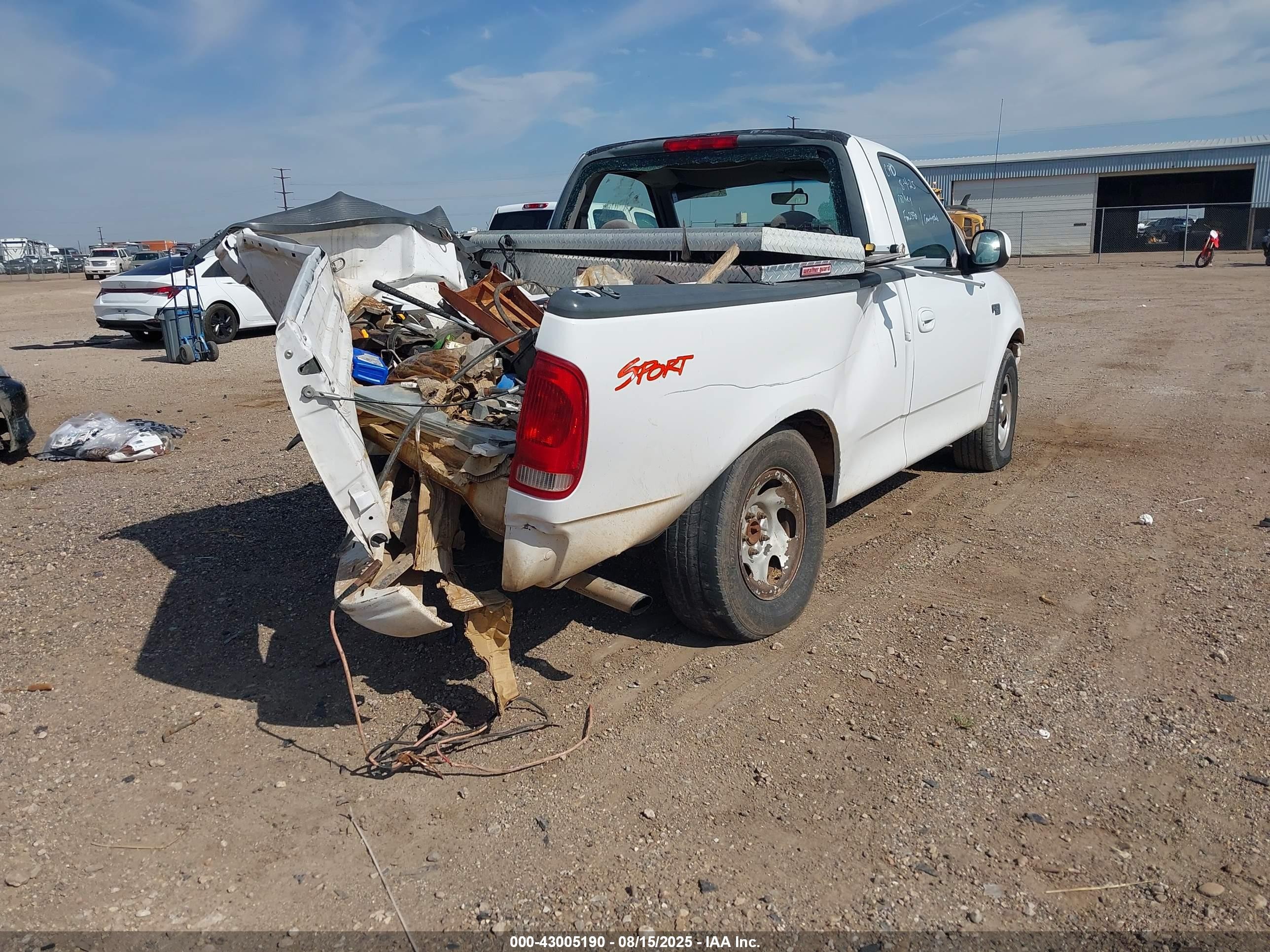 1999 Ford F-150 Work Series/xl/xlt White vin: 1FTZF1728XKB42839