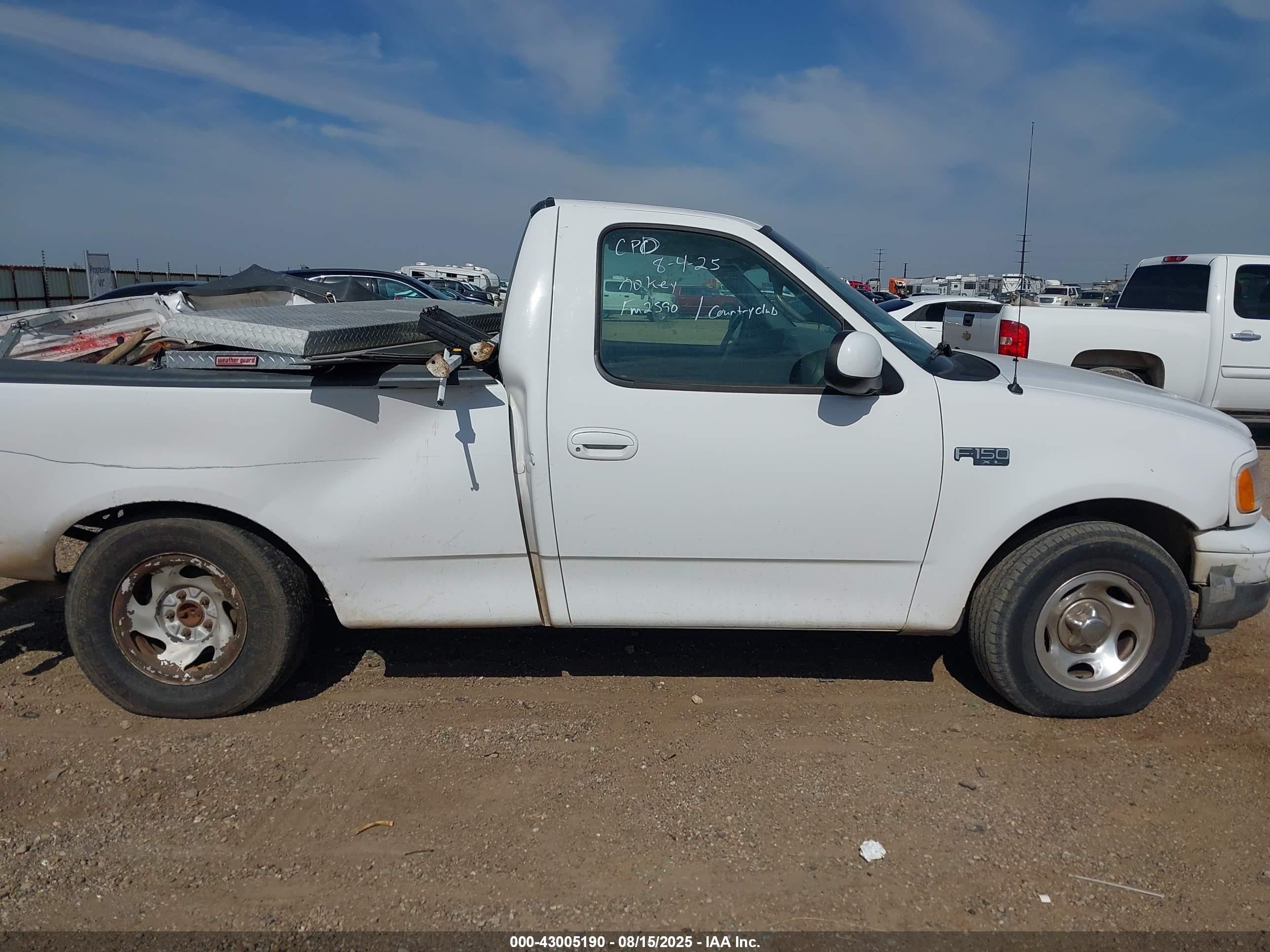 1999 Ford F-150 Work Series/xl/xlt White vin: 1FTZF1728XKB42839