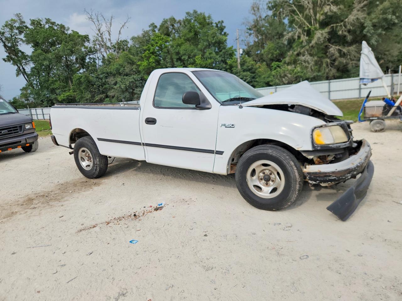 1999 Ford F150 White vin: 1FTZF1728XNA63735