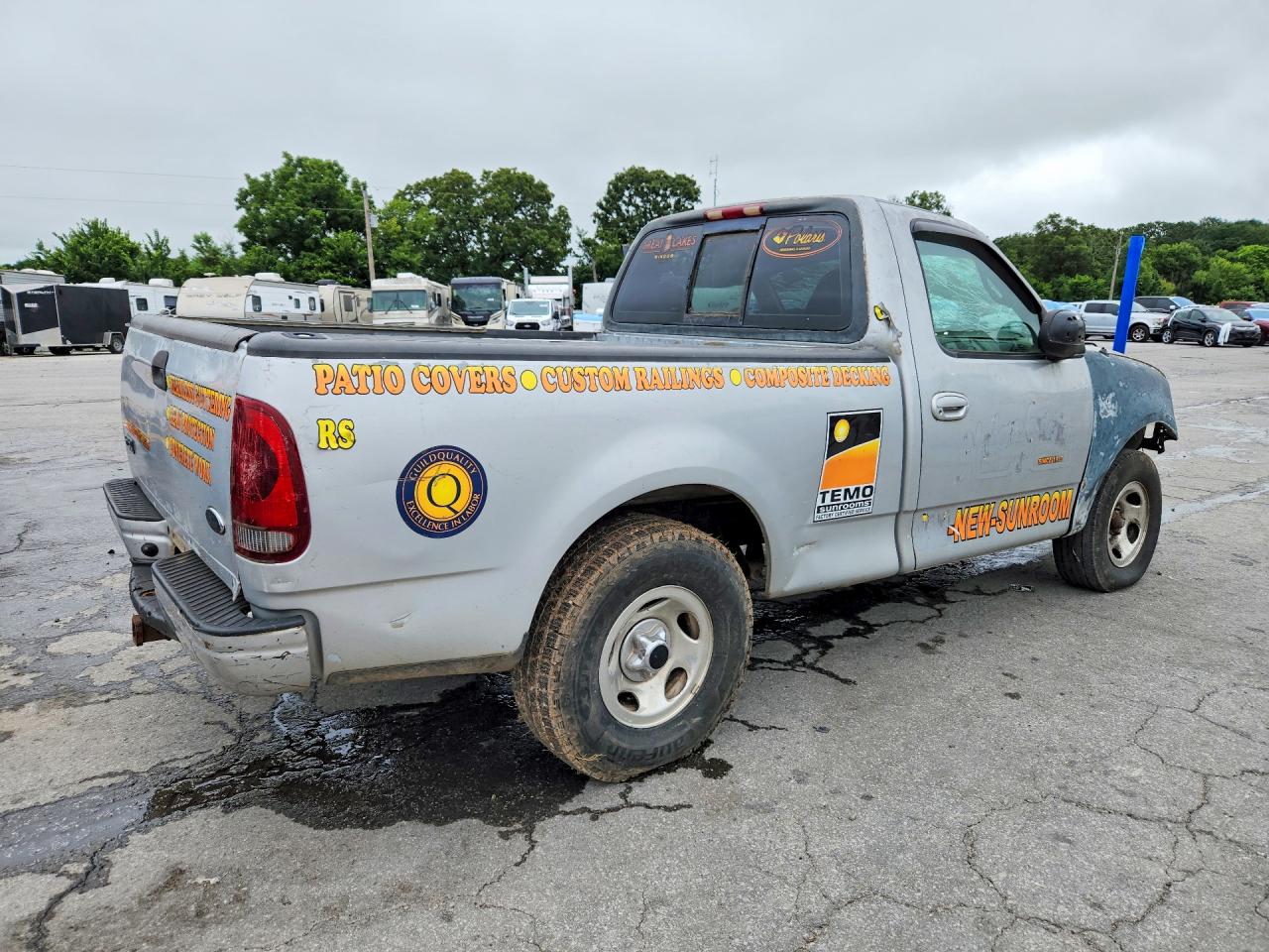 2000 Ford F150 Silver vin: 1FTZF1728YNC26482