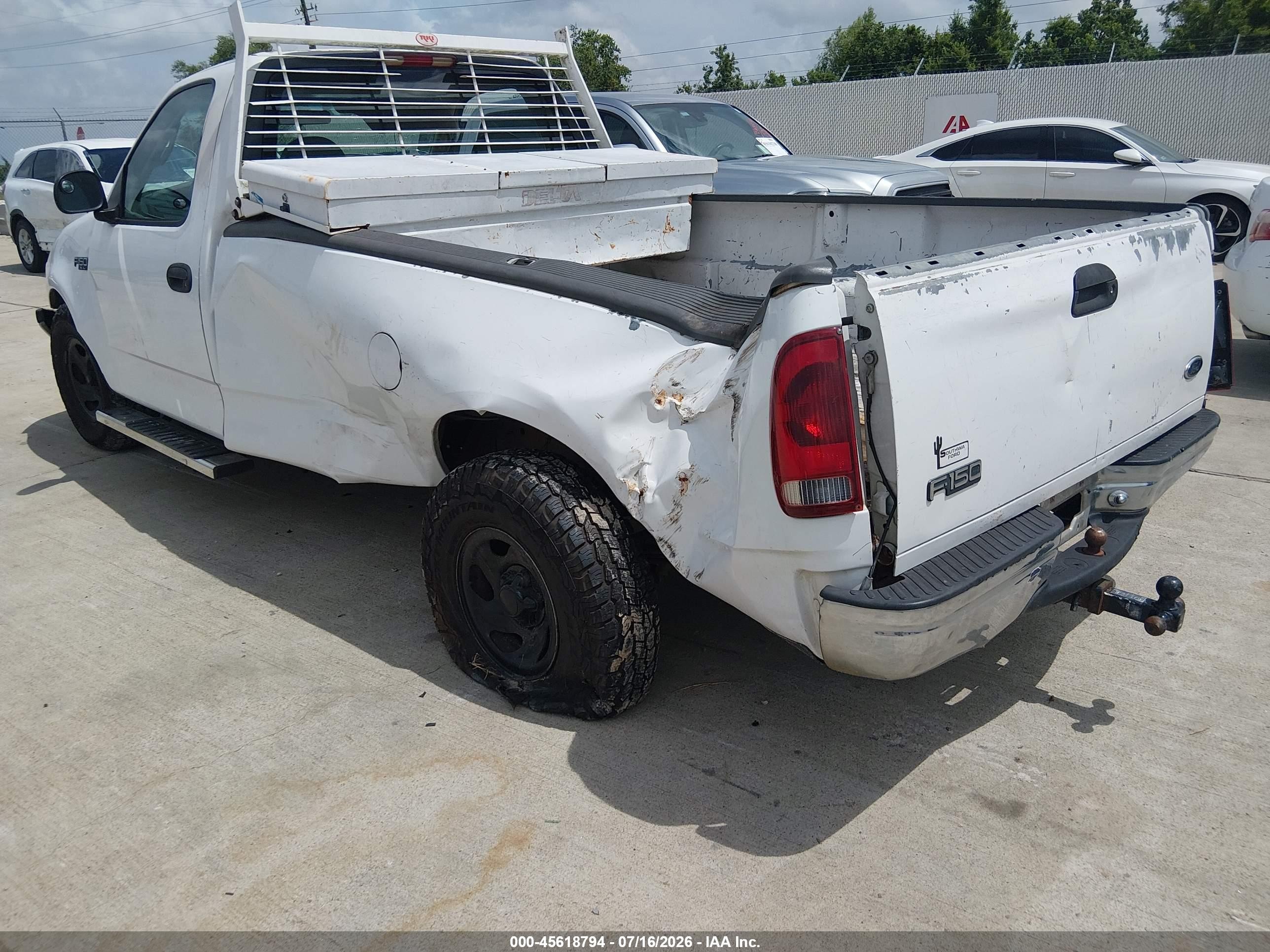 2001 Ford F-150 Xl/xlt White vin: 1FTZF17291KF81362