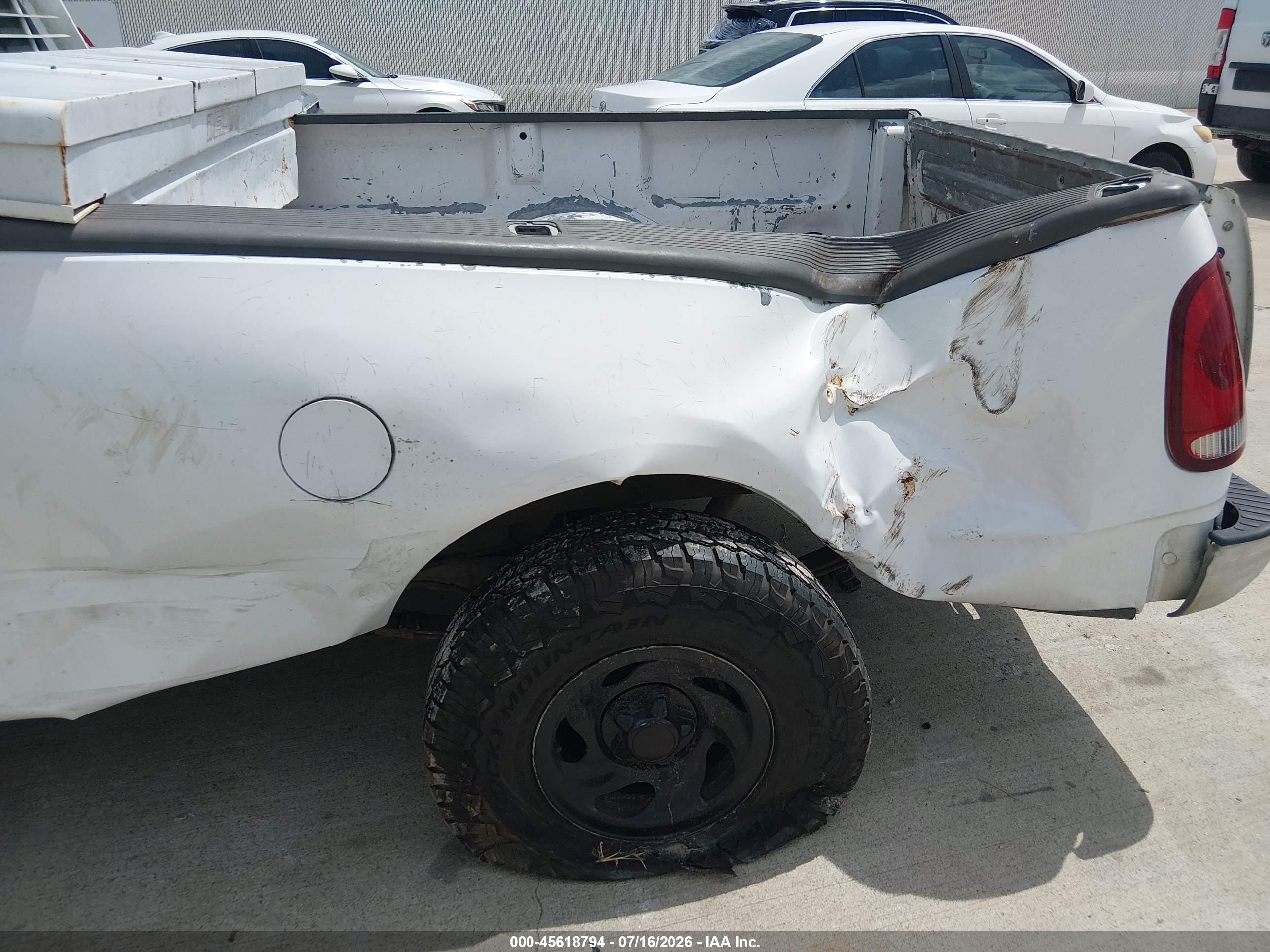 2001 Ford F-150 Xl/xlt White vin: 1FTZF17291KF81362