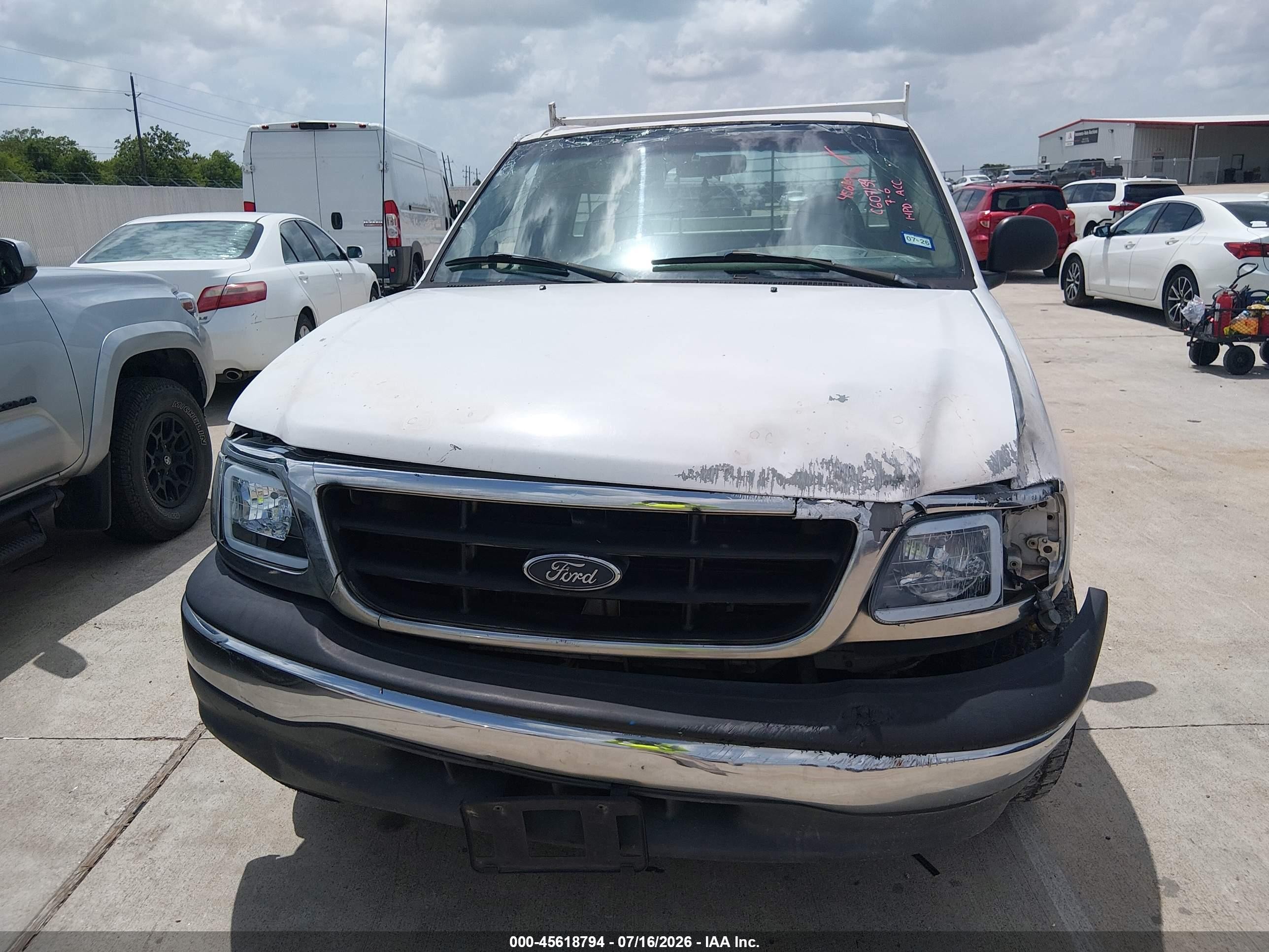 2001 Ford F-150 Xl/xlt White vin: 1FTZF17291KF81362