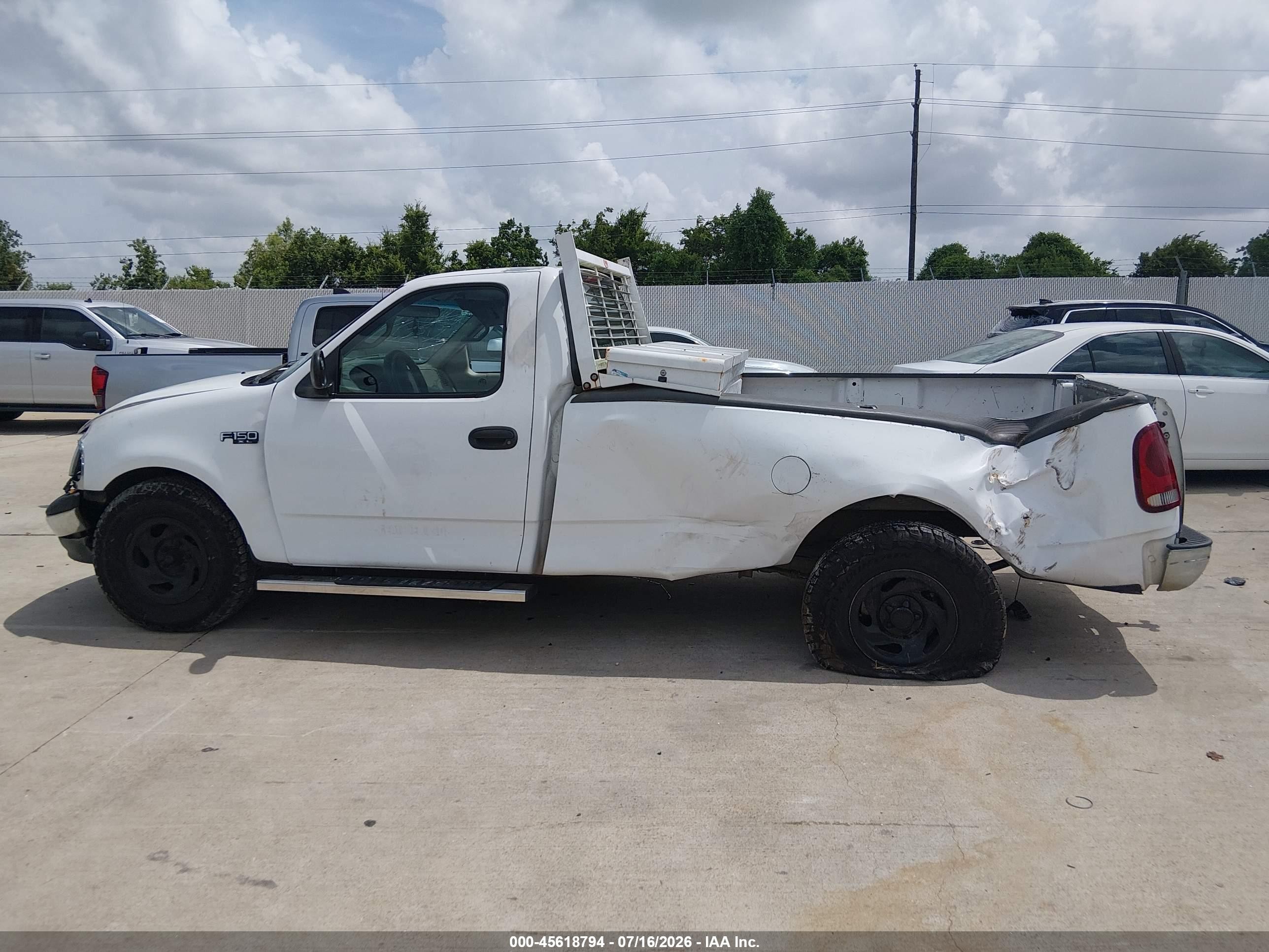 2001 Ford F-150 Xl/xlt White vin: 1FTZF17291KF81362