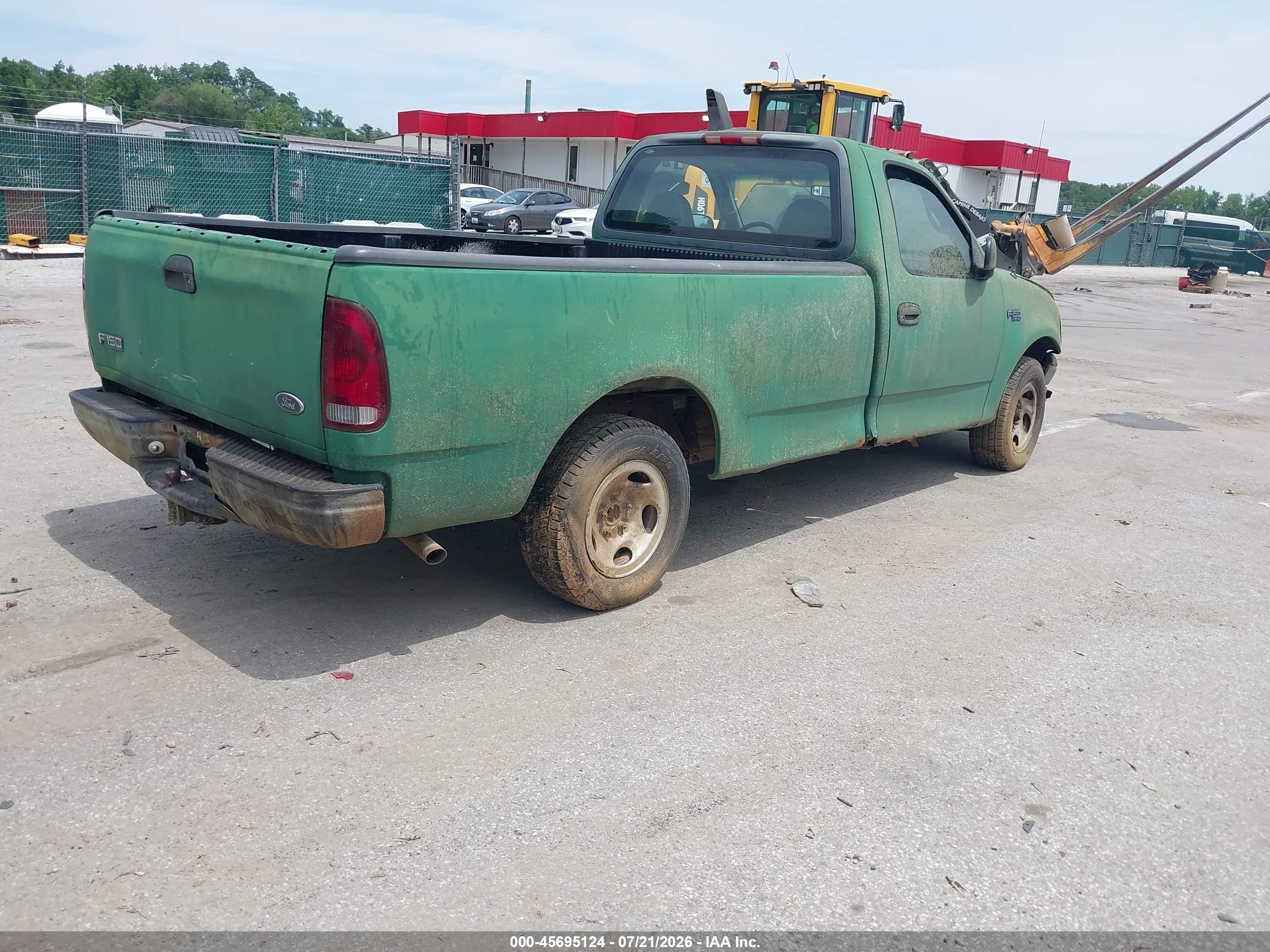 2001 Ford F-150 Xl/xlt Green vin: 1FTZF17291NA58812