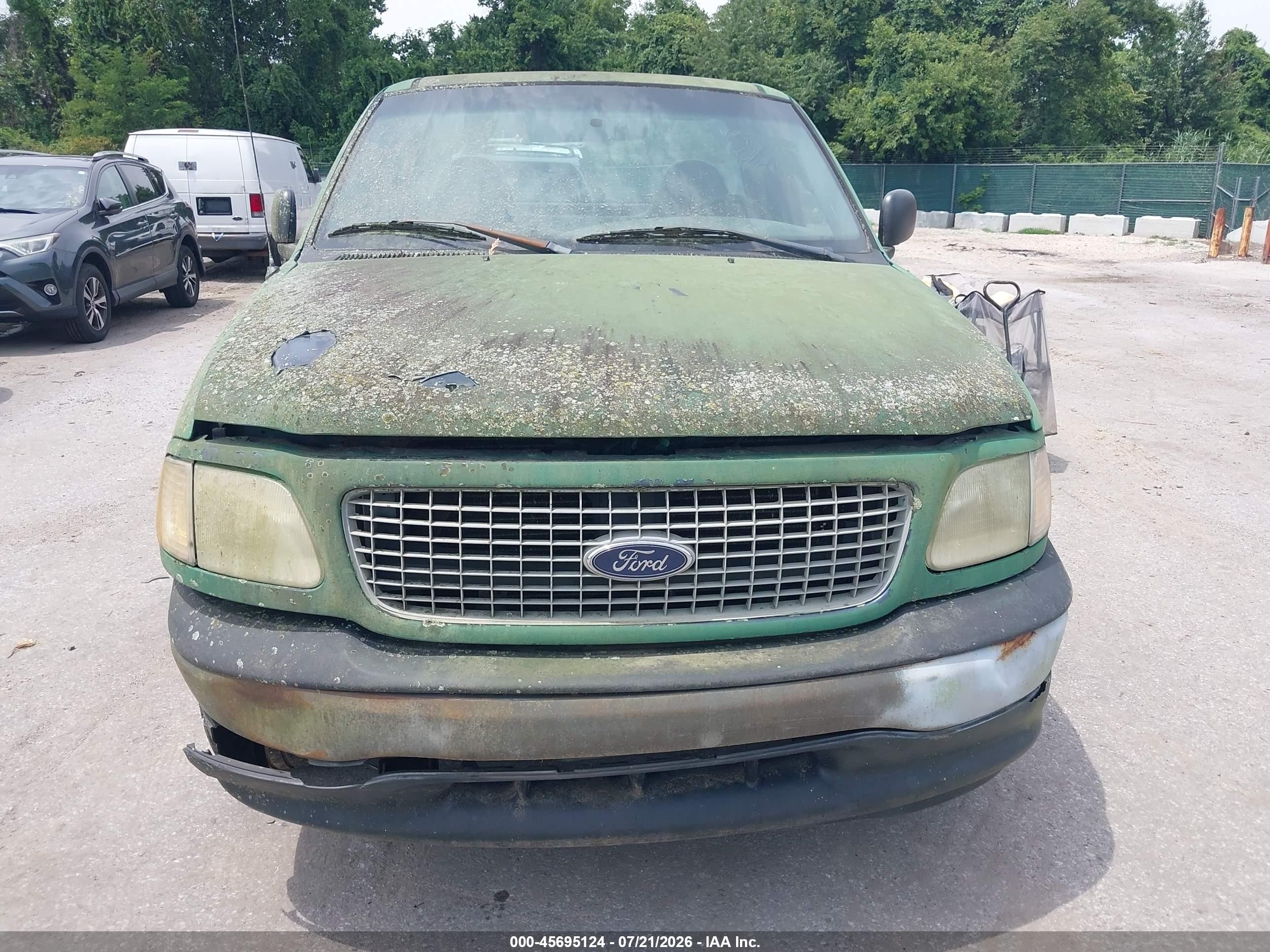 2001 Ford F-150 Xl/xlt Green vin: 1FTZF17291NA58812