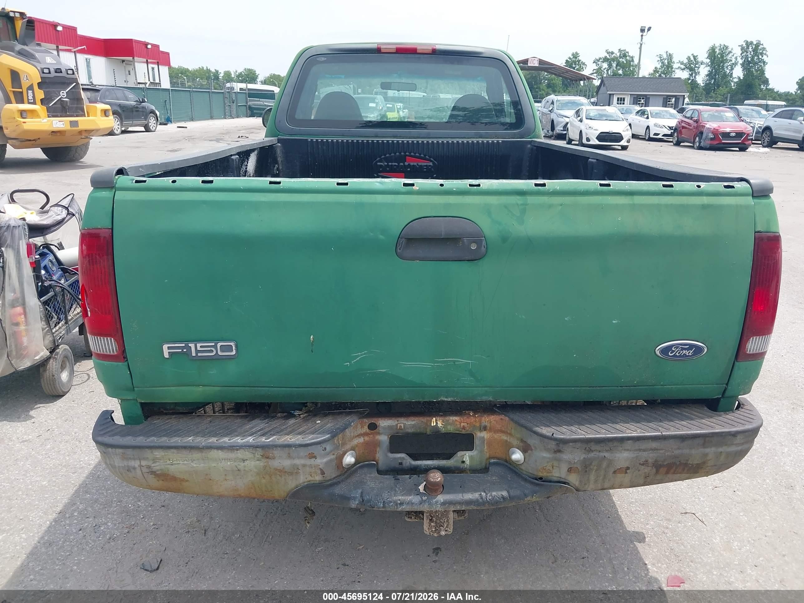 2001 Ford F-150 Xl/xlt Green vin: 1FTZF17291NA58812