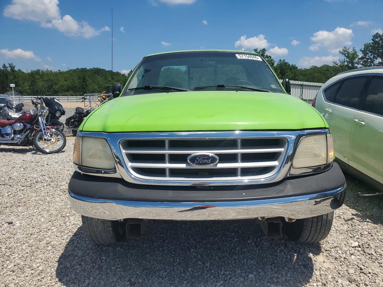 1999 Ford F150 Green vin: 1FTZF1729XNC27249