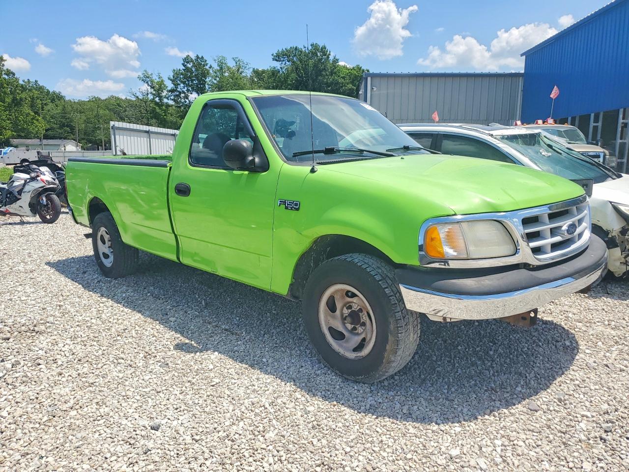 1999 Ford F150 Green vin: 1FTZF1729XNC27249
