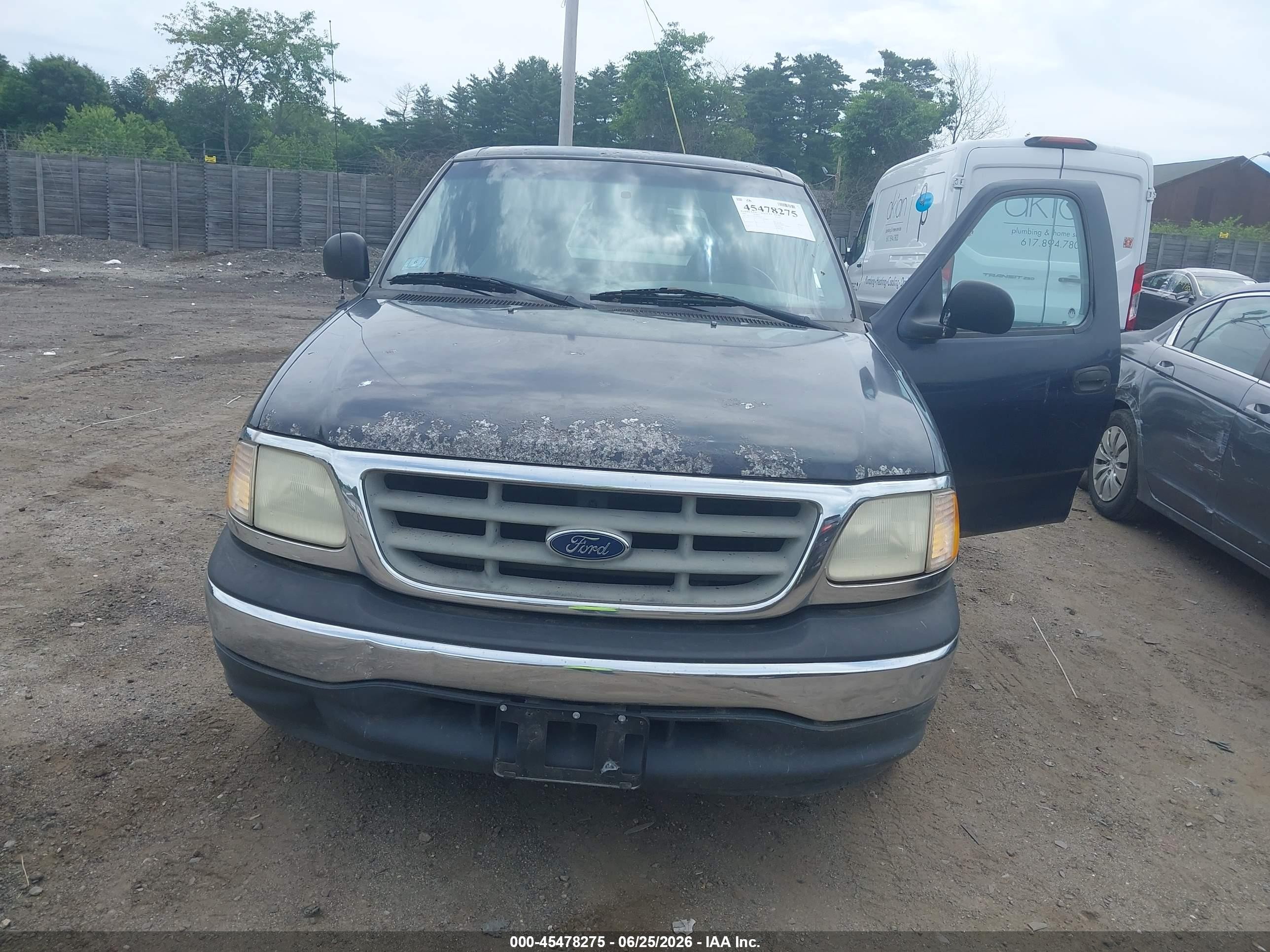 2001 Ford F-150 Xl/xlt Blue vin: 1FTZF172X1NA24474