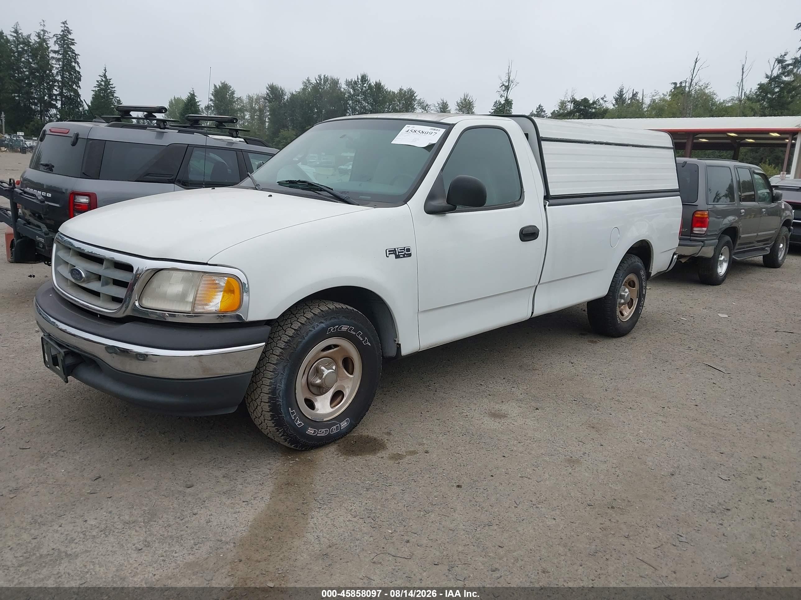 2000 Ford F-150 Work Series/xl/xlt White vin: 1FTZF172XYNB35505