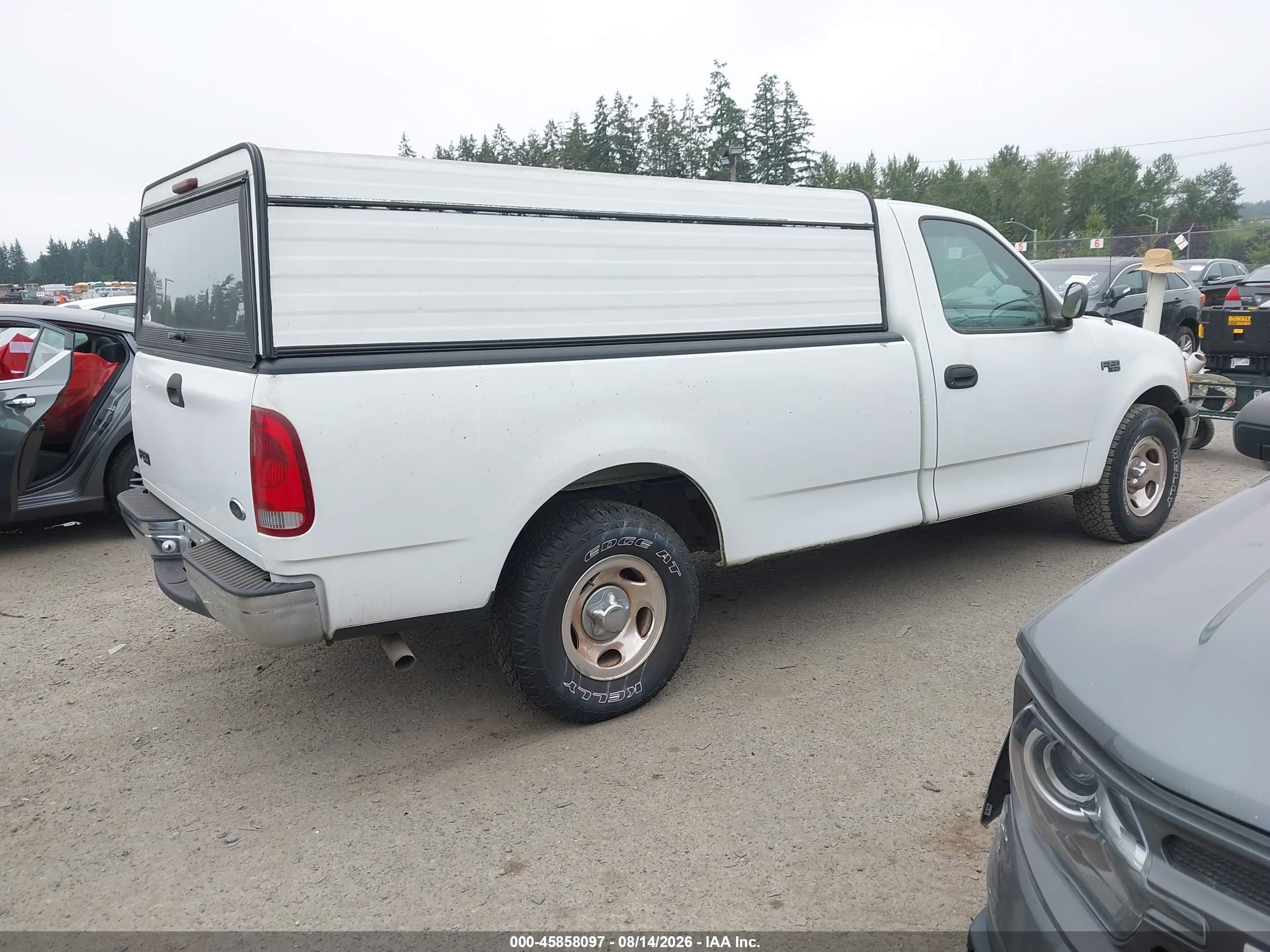 2000 Ford F-150 Work Series/xl/xlt White vin: 1FTZF172XYNB35505