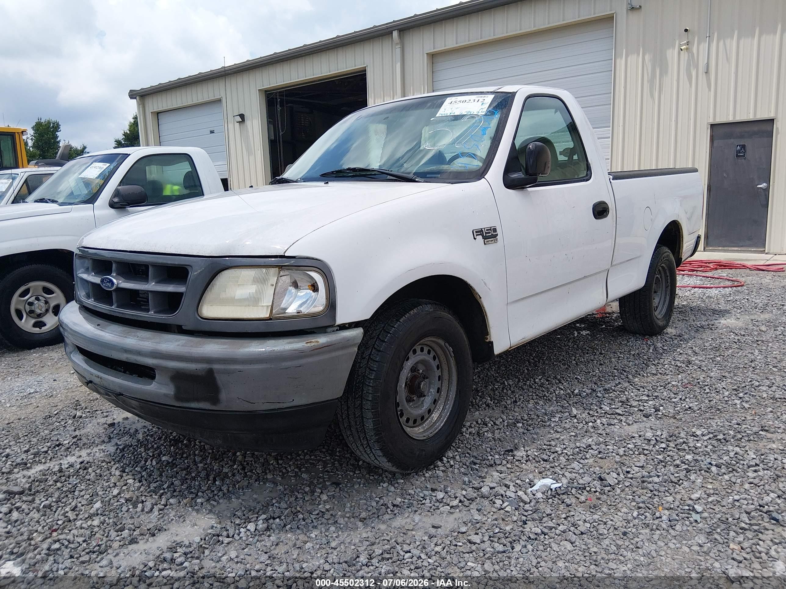 1998 Ford F-150 Lariat/standard/xl/xlt Белый vin: 1FTZF1761WNB50295