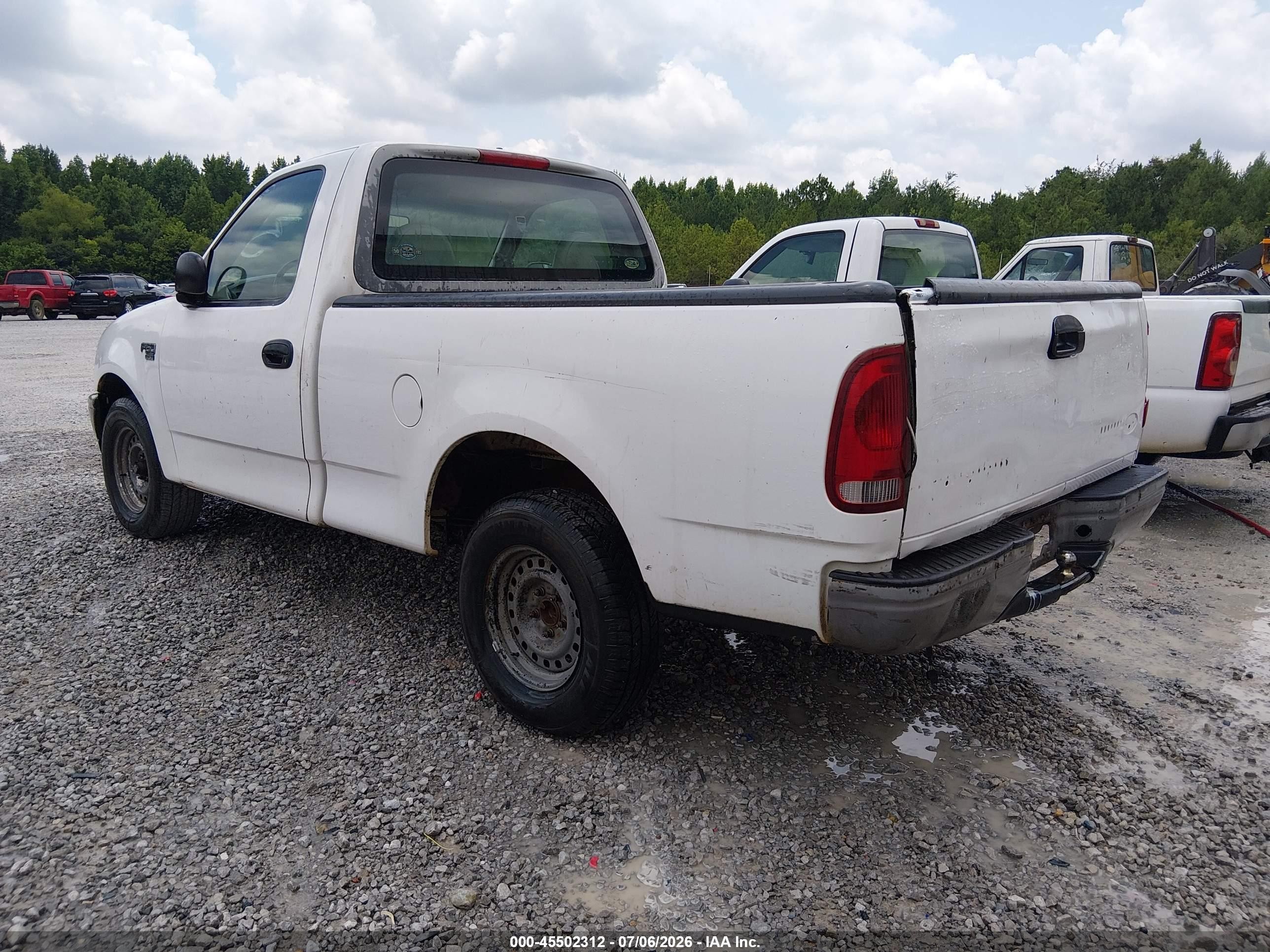 1998 Ford F-150 Lariat/standard/xl/xlt Белый vin: 1FTZF1761WNB50295