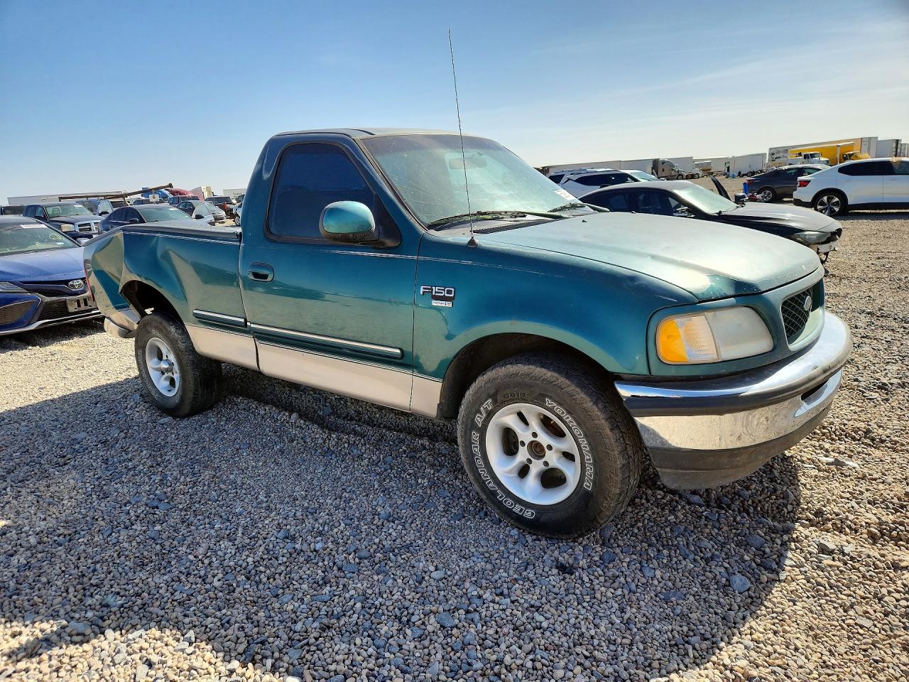 1998 Ford F150 Green vin: 1FTZF1767WKB99860
