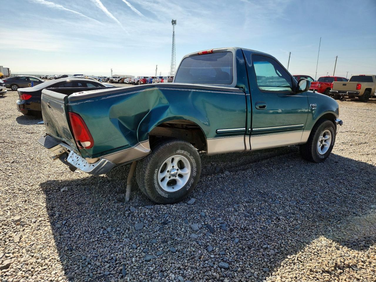 1998 Ford F150 Green vin: 1FTZF1767WKB99860