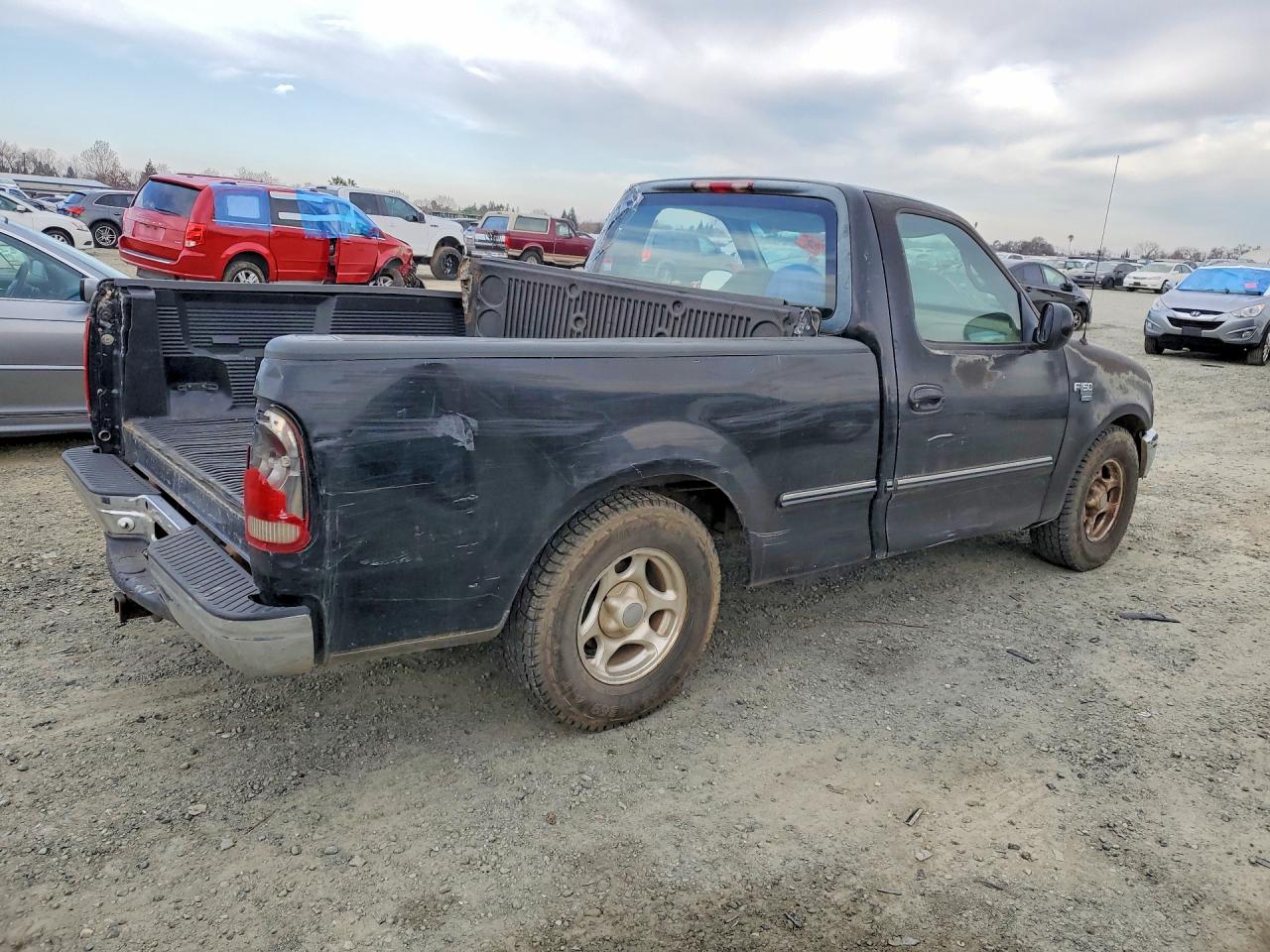 1998 Ford F150 Black vin: 1FTZF17W8WKB95011