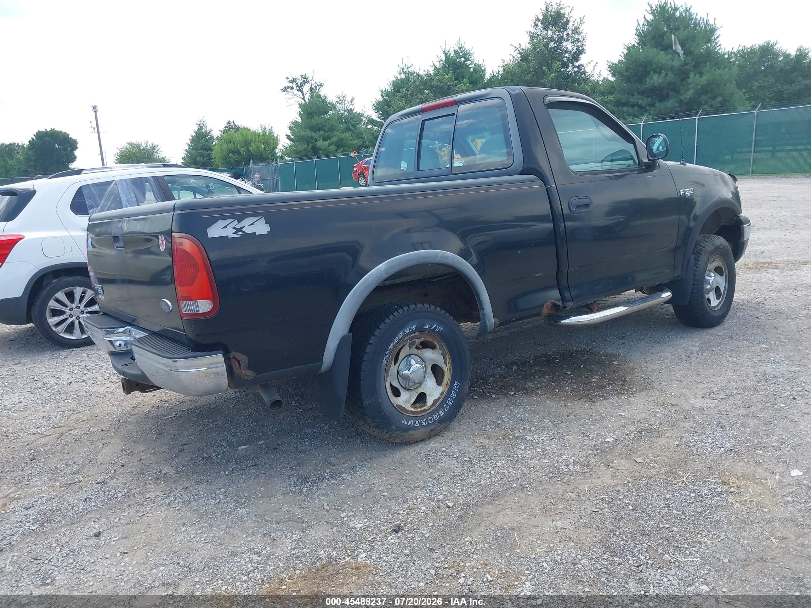 1999 Ford F-150 Work Series/xl/xlt Black vin: 1FTZF1822XKA21531