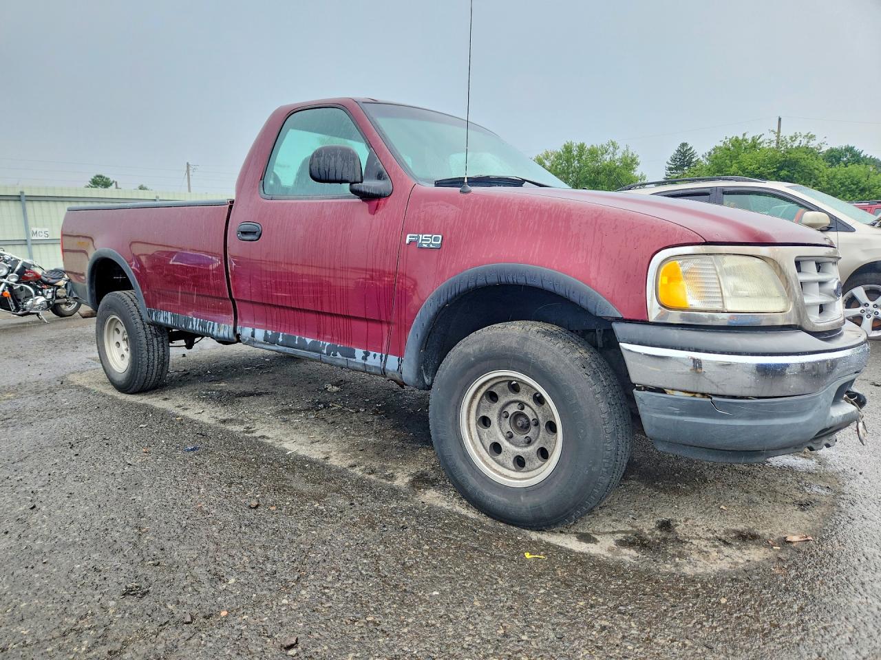 1999 Ford F150 Maroon vin: 1FTZF1825XNA73315