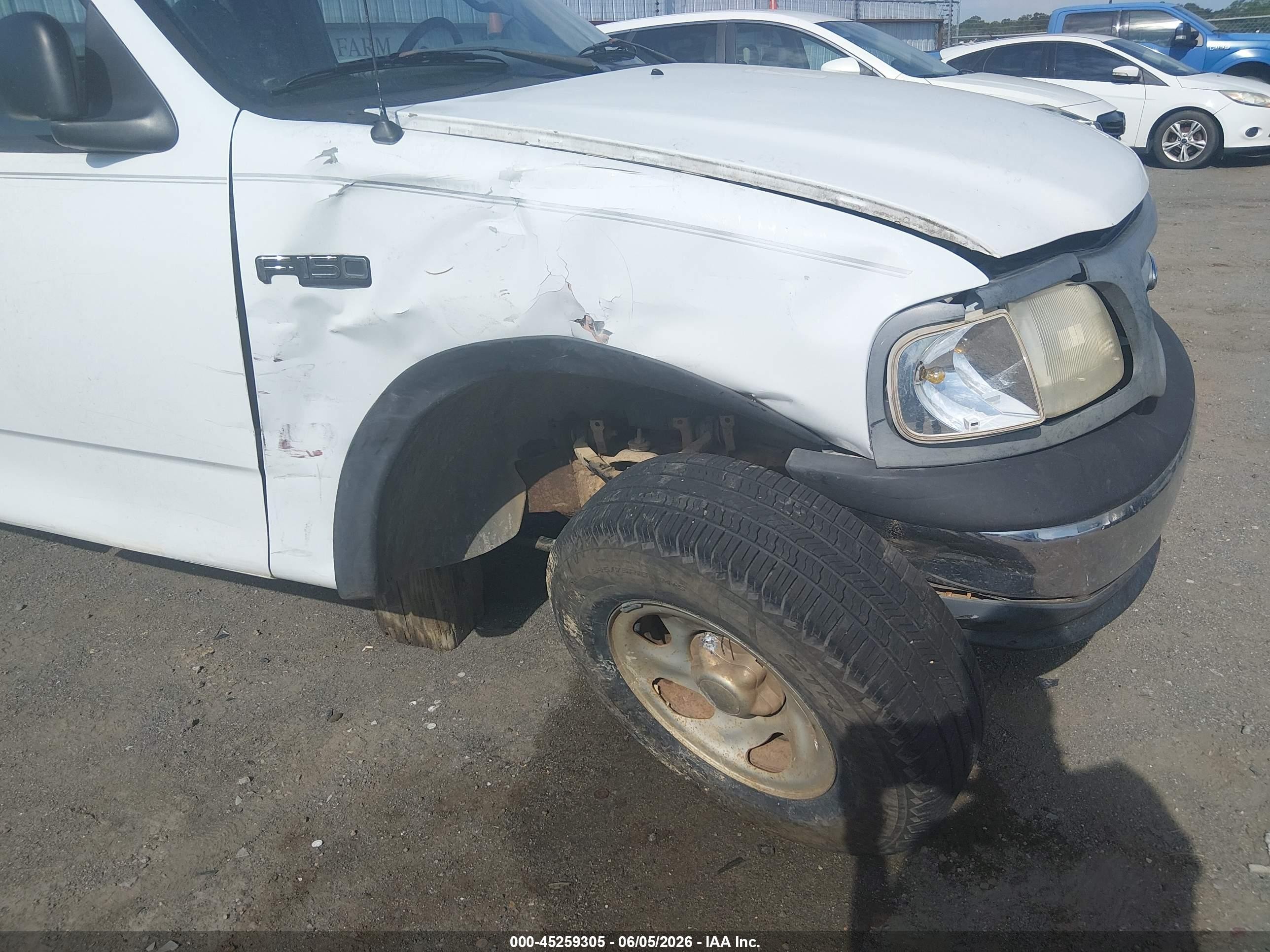 2000 Ford F-150 Work Series/xl/xlt White vin: 1FTZF1825YNB33563
