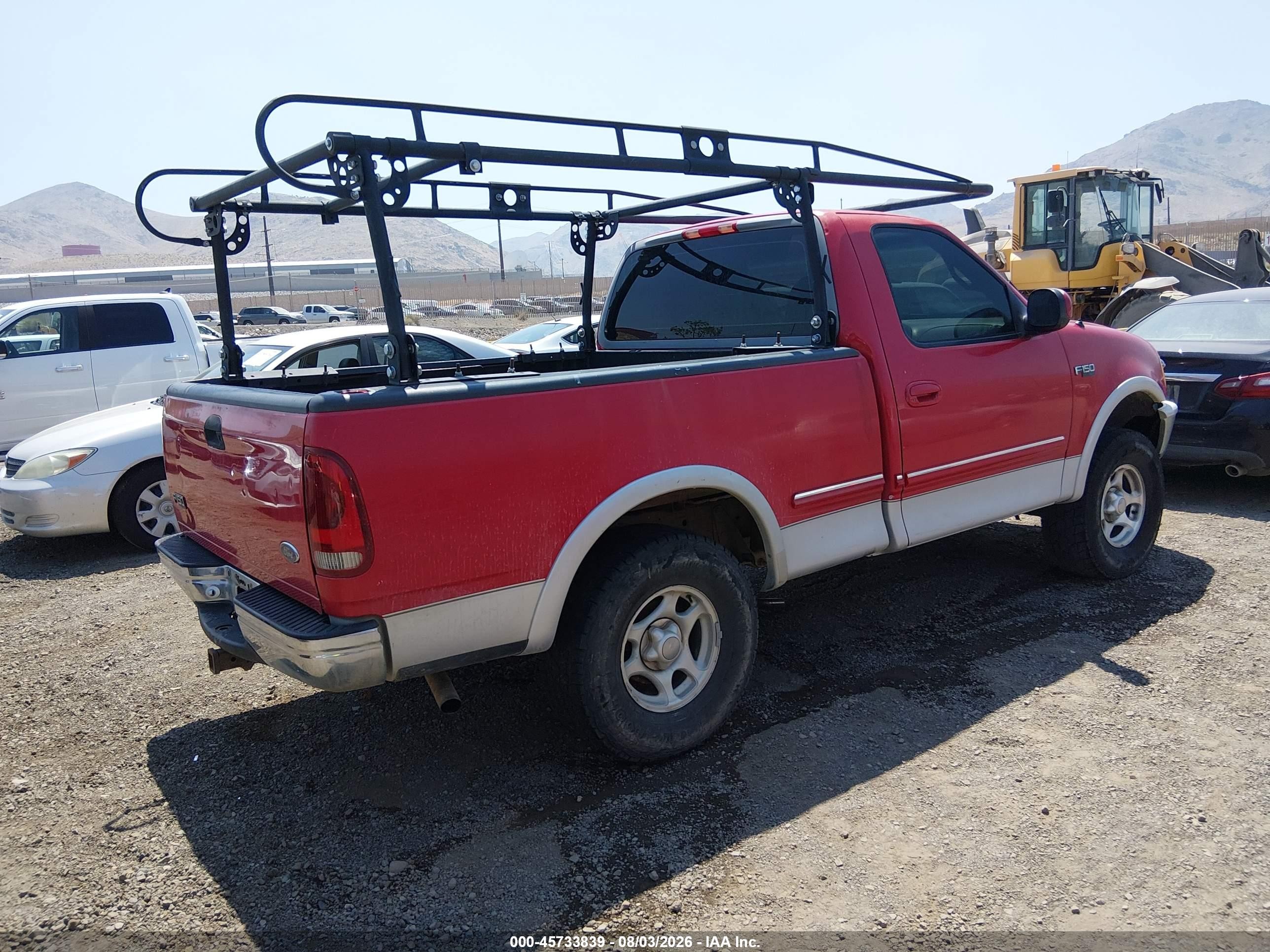 1998 Ford F-150 Standard/xl/xlt Red vin: 1FTZF1826WKB49527
