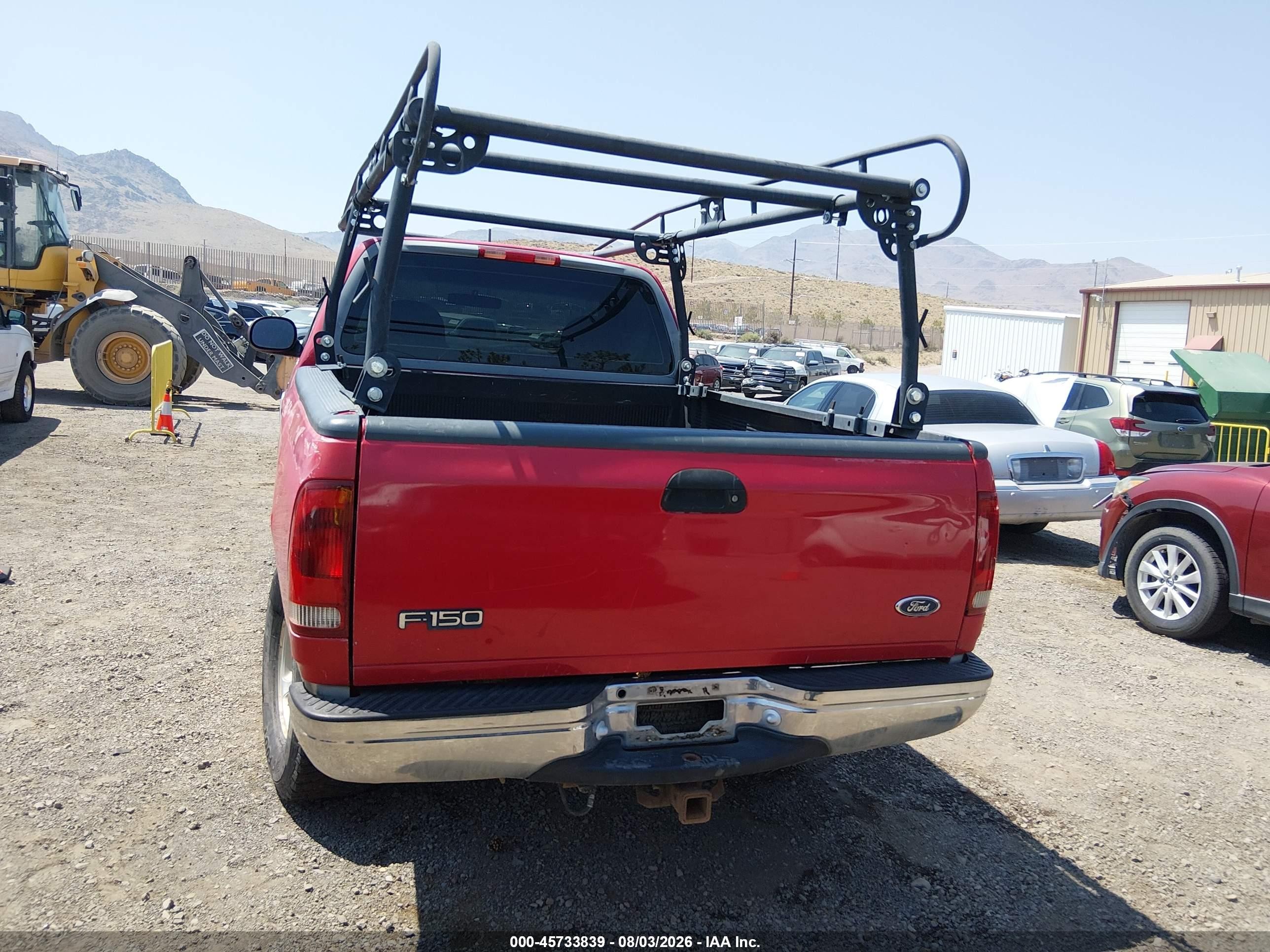 1998 Ford F-150 Standard/xl/xlt Red vin: 1FTZF1826WKB49527