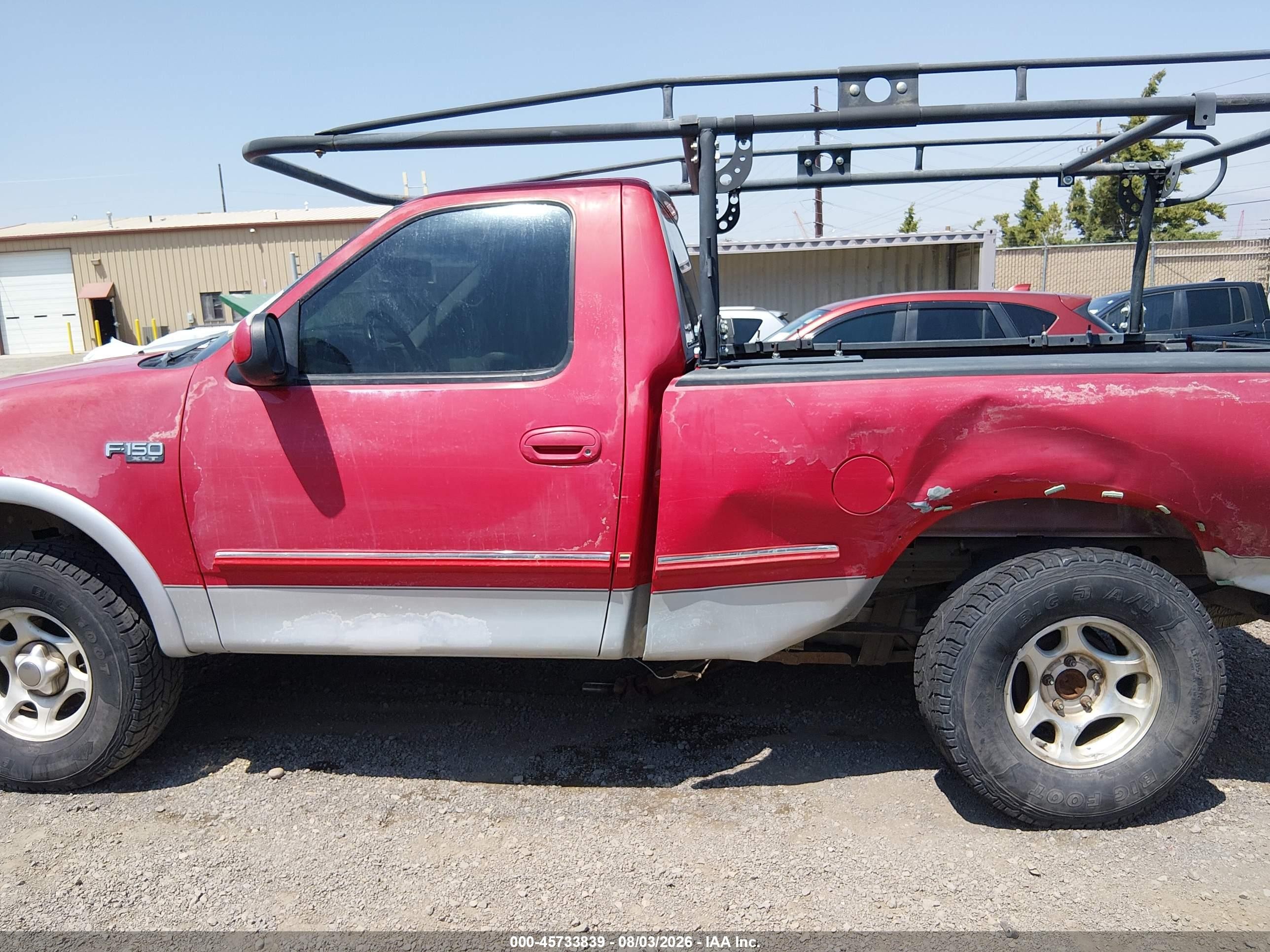 1998 Ford F-150 Standard/xl/xlt Red vin: 1FTZF1826WKB49527