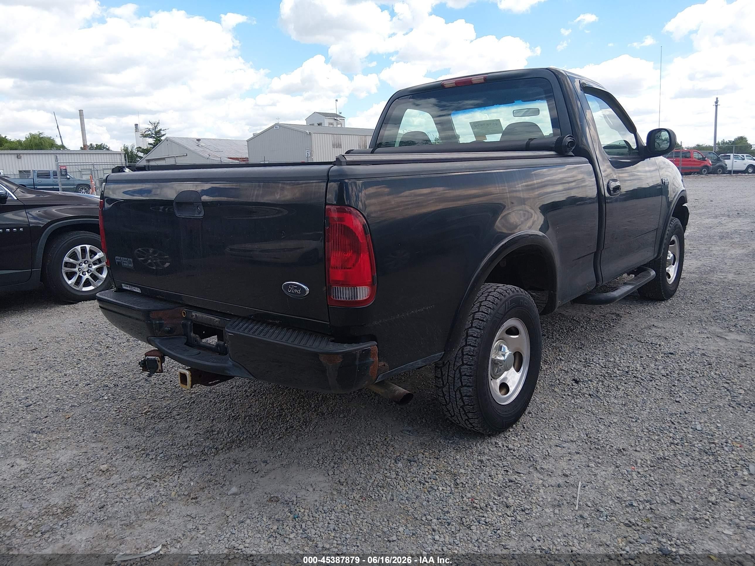 2001 Ford F-150 Xl/xlt Black vin: 1FTZF18281NA44267
